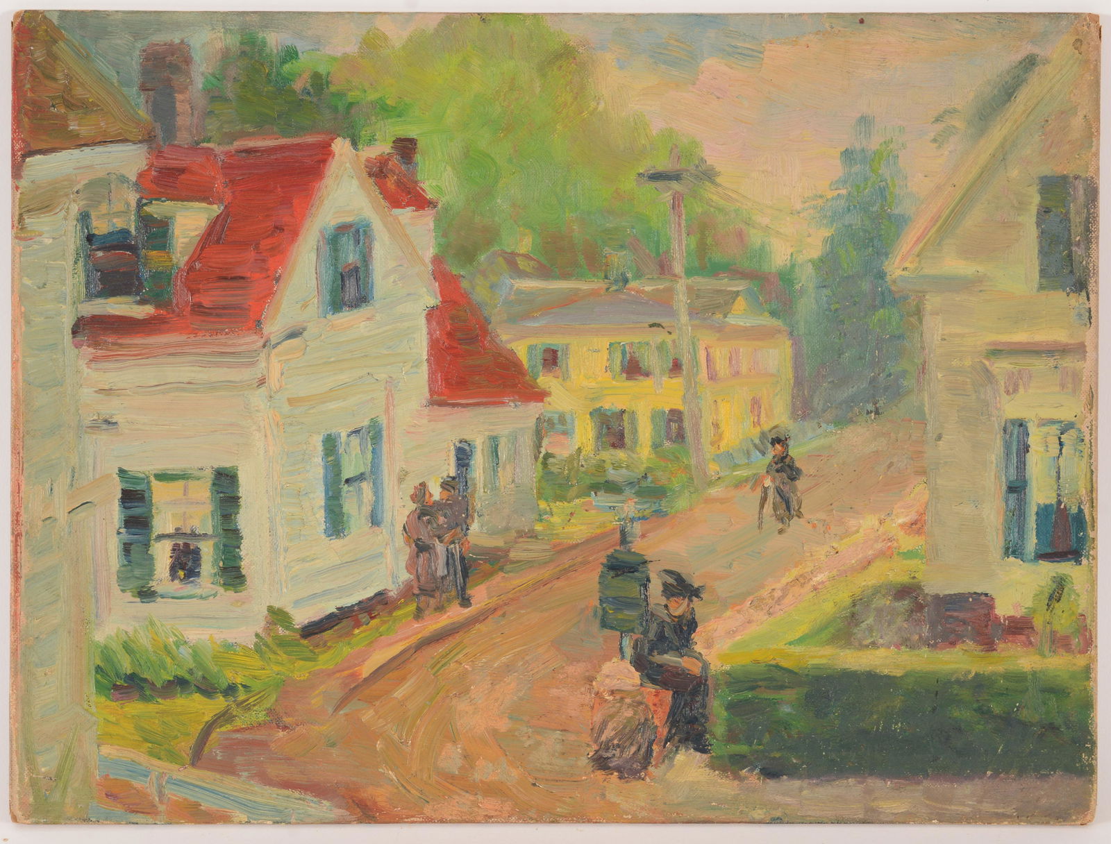 John Shayn Impressionist Painting "Commercial St." (1 of 7)
