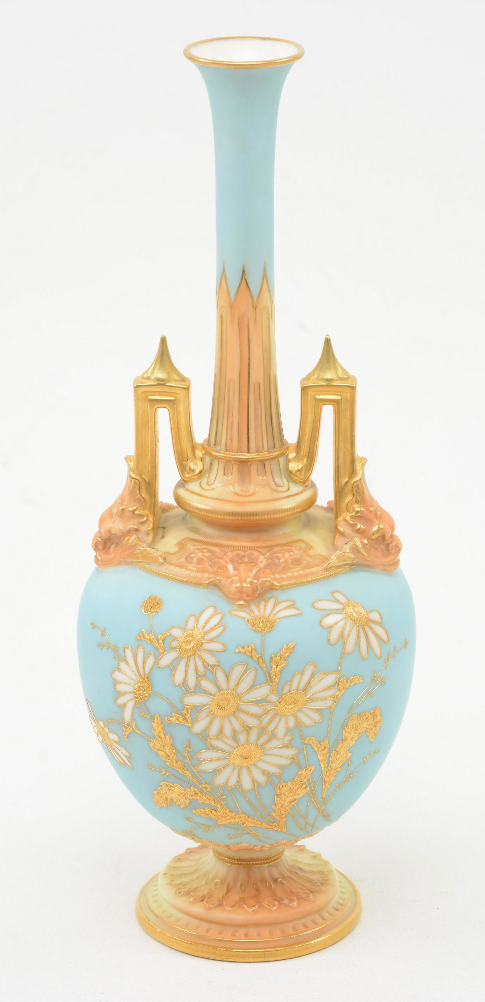 Royal Worcester Porcelain Two-Handled Vase (1 of 11)