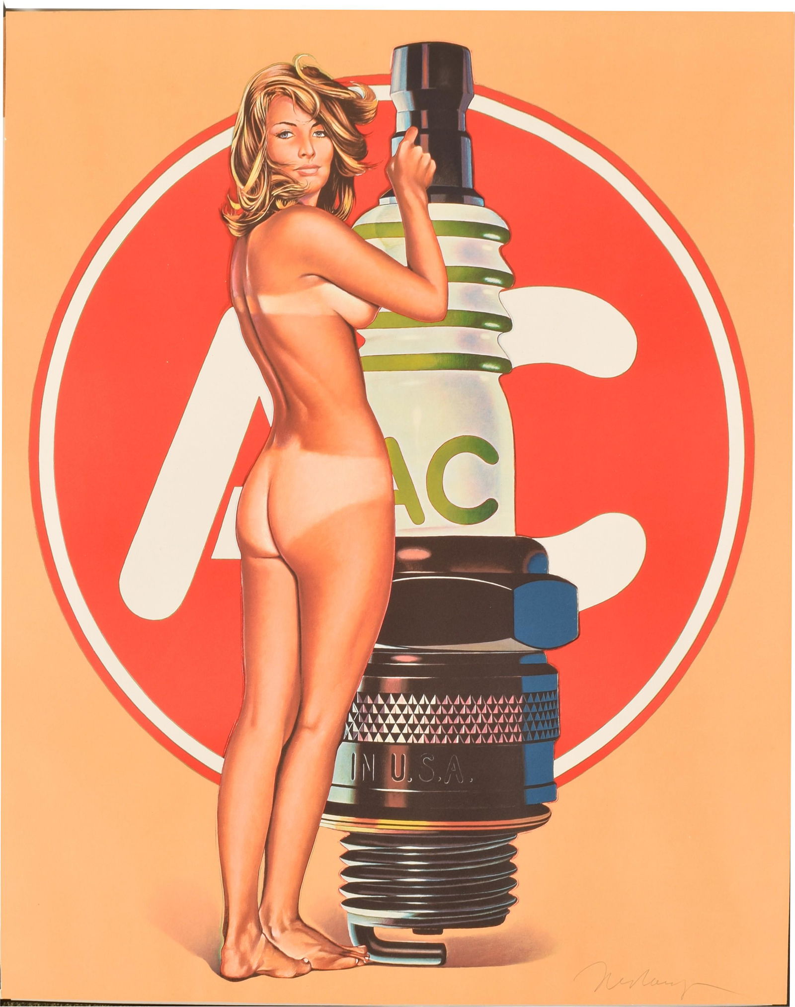 Mel Ramos Lithograph "A.C. Annie" (1 of 7)