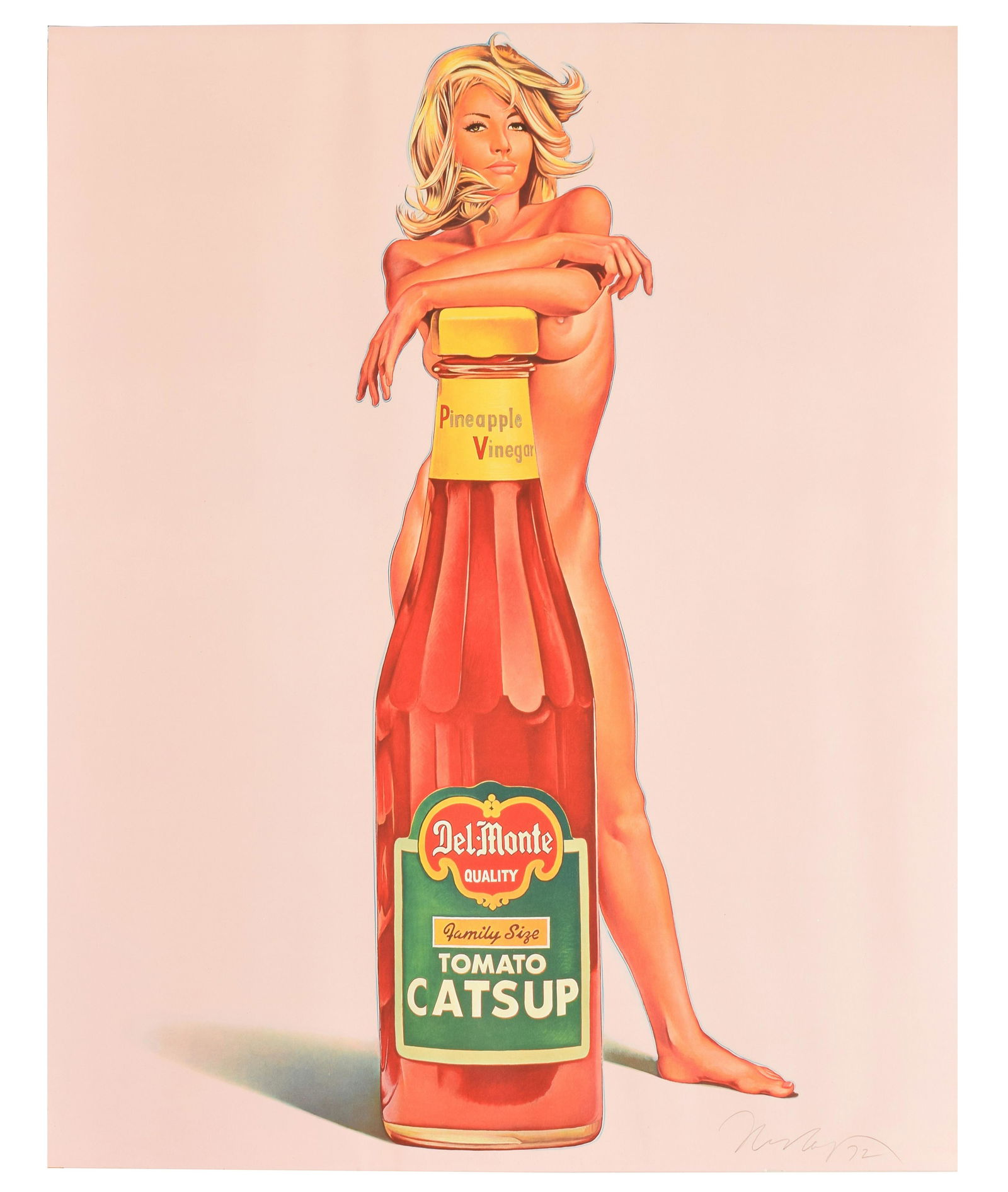 Mel Ramos Lithograph "Della Monty" (1 of 5)