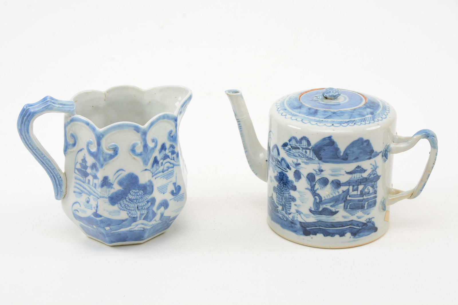 Lot of Chinese Export Blue and White Porcelain (1 of 11)