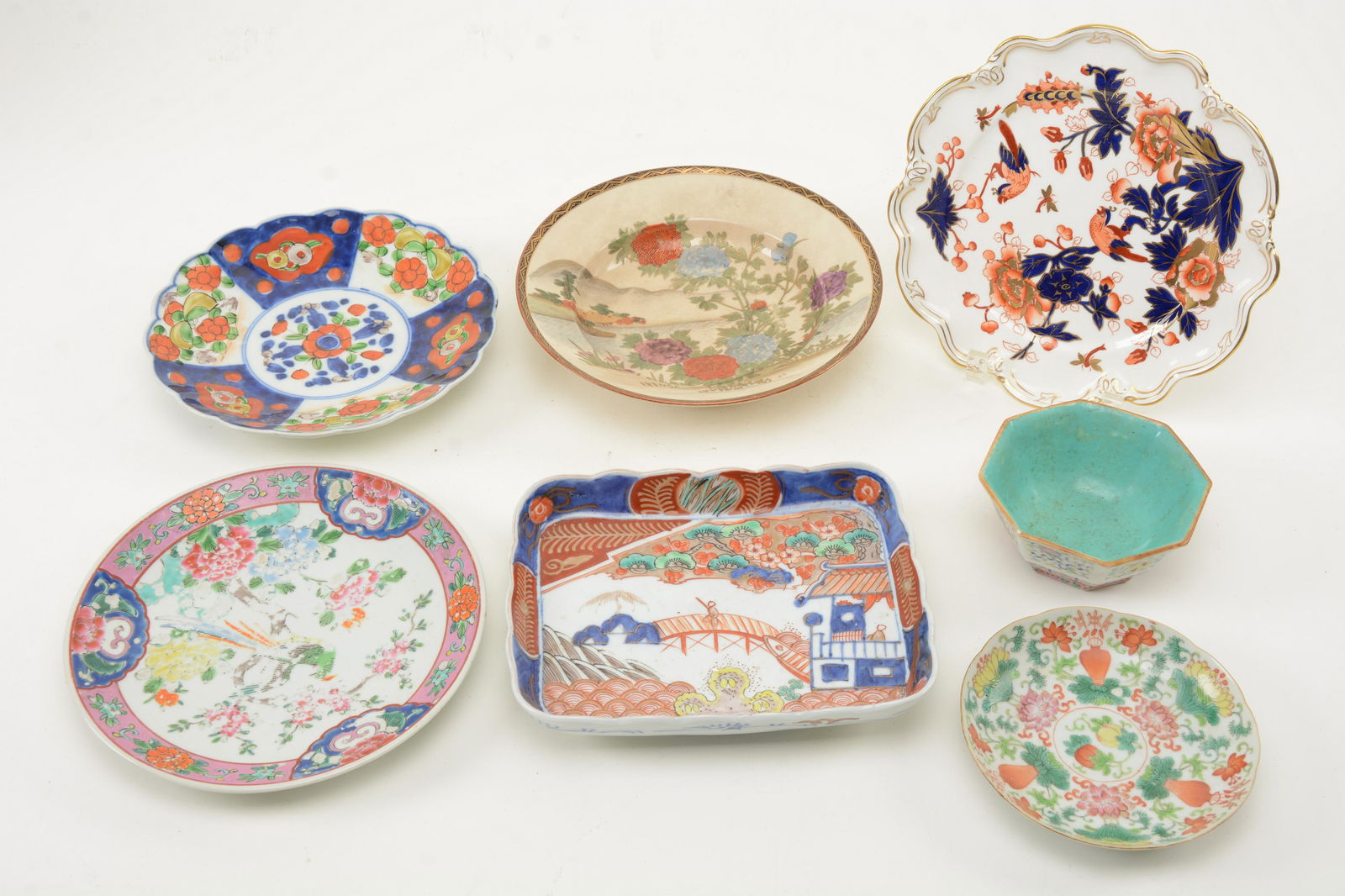 Assorted Chinese and Japanese Porcelain. [7] total (1 of 9)