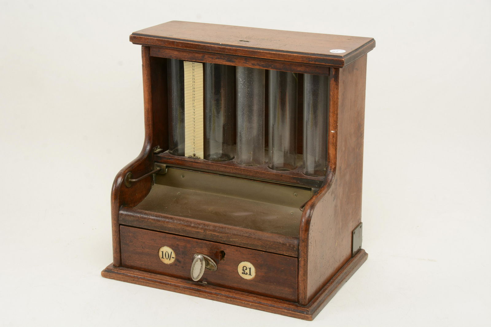 English Quiktil countertop register. Drawer opens and (1 of 9)