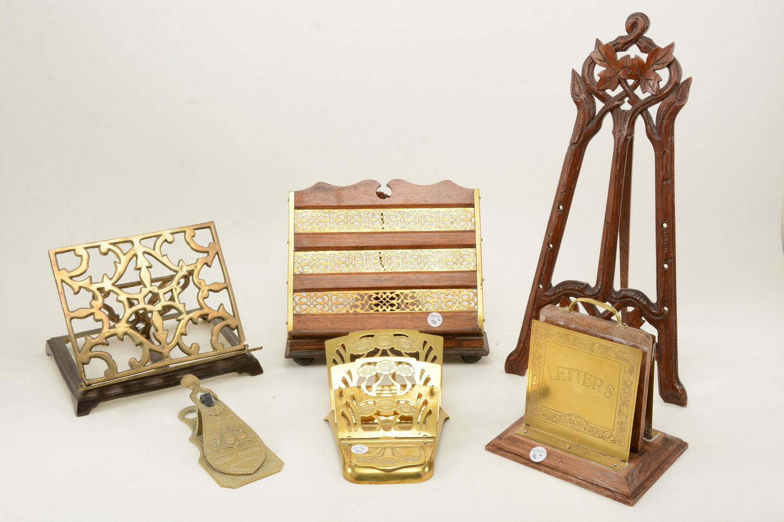 Collection of 6 desk items including two Edwardian book (1 of 15)