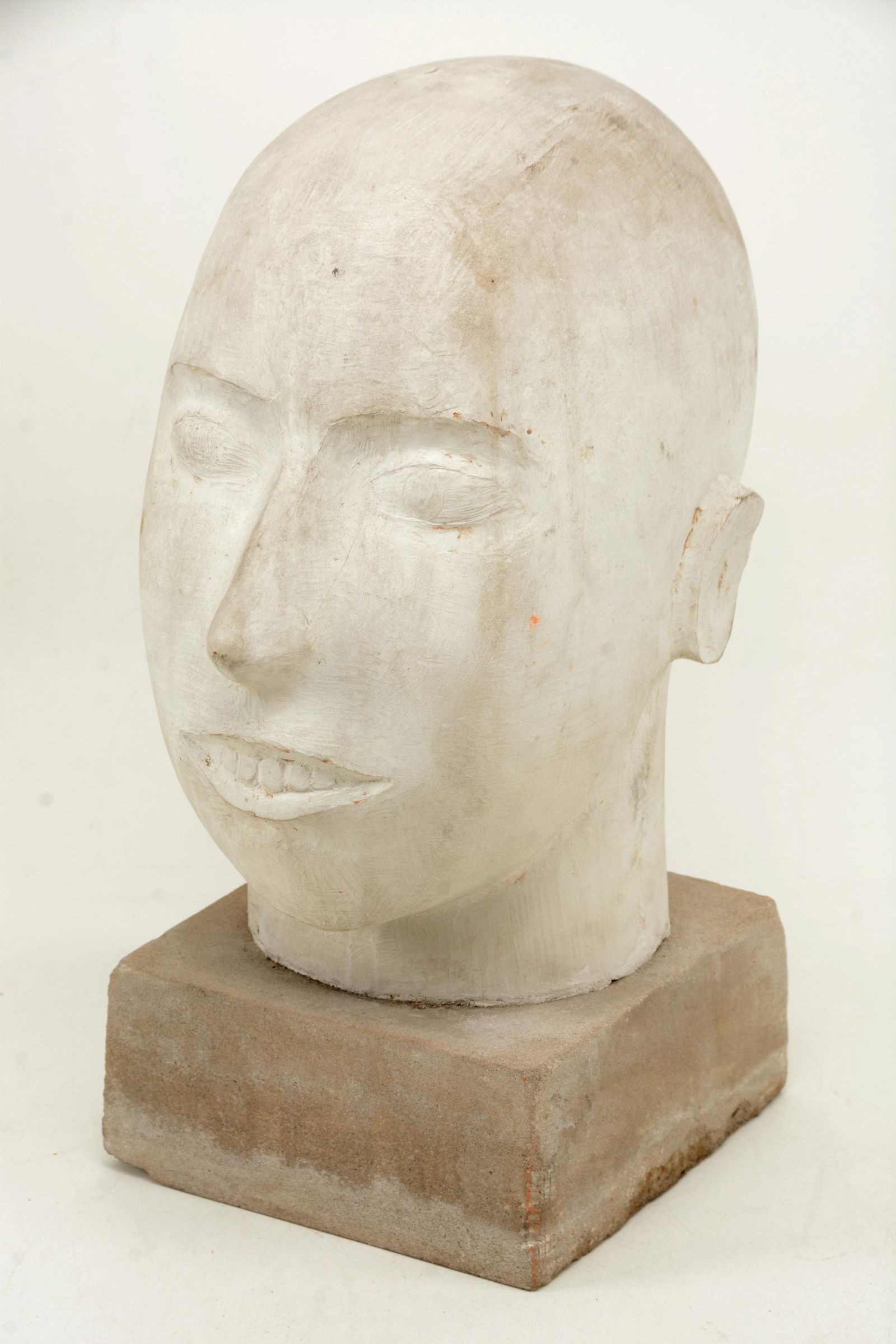 Nick Edmonds. Bust sculpture of a woman. Stylized (1 of 7)