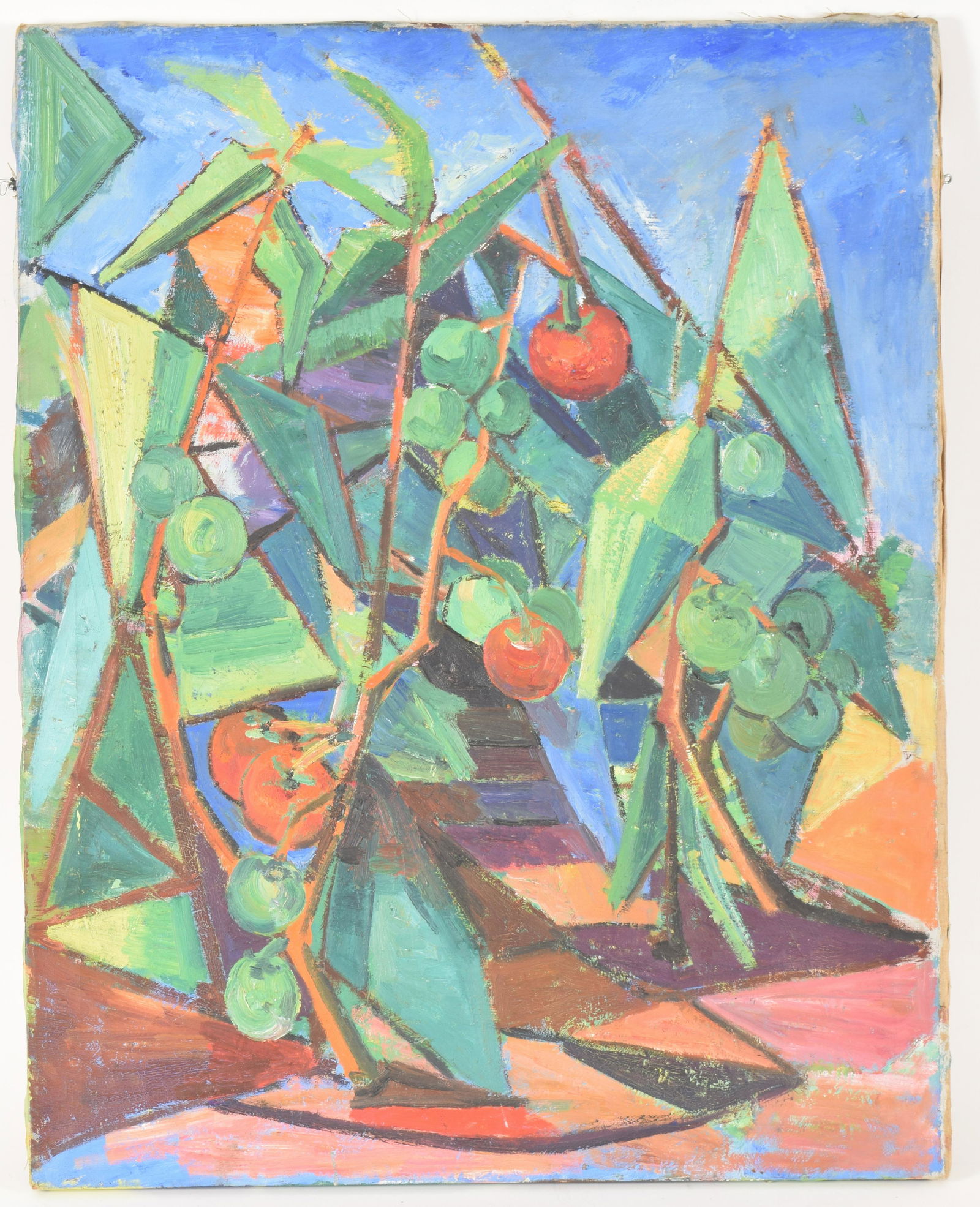 John Dana Bashian. American. Abstract image of tomato (1 of 5)