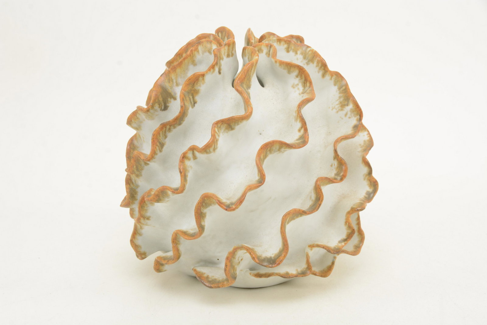 Margaret Vlecka-Wilson. Art pottery. Signed to: Margaret Vlecka-Wilson. Art pottery. Signed to underside. 6.5"W x 6.75"H.