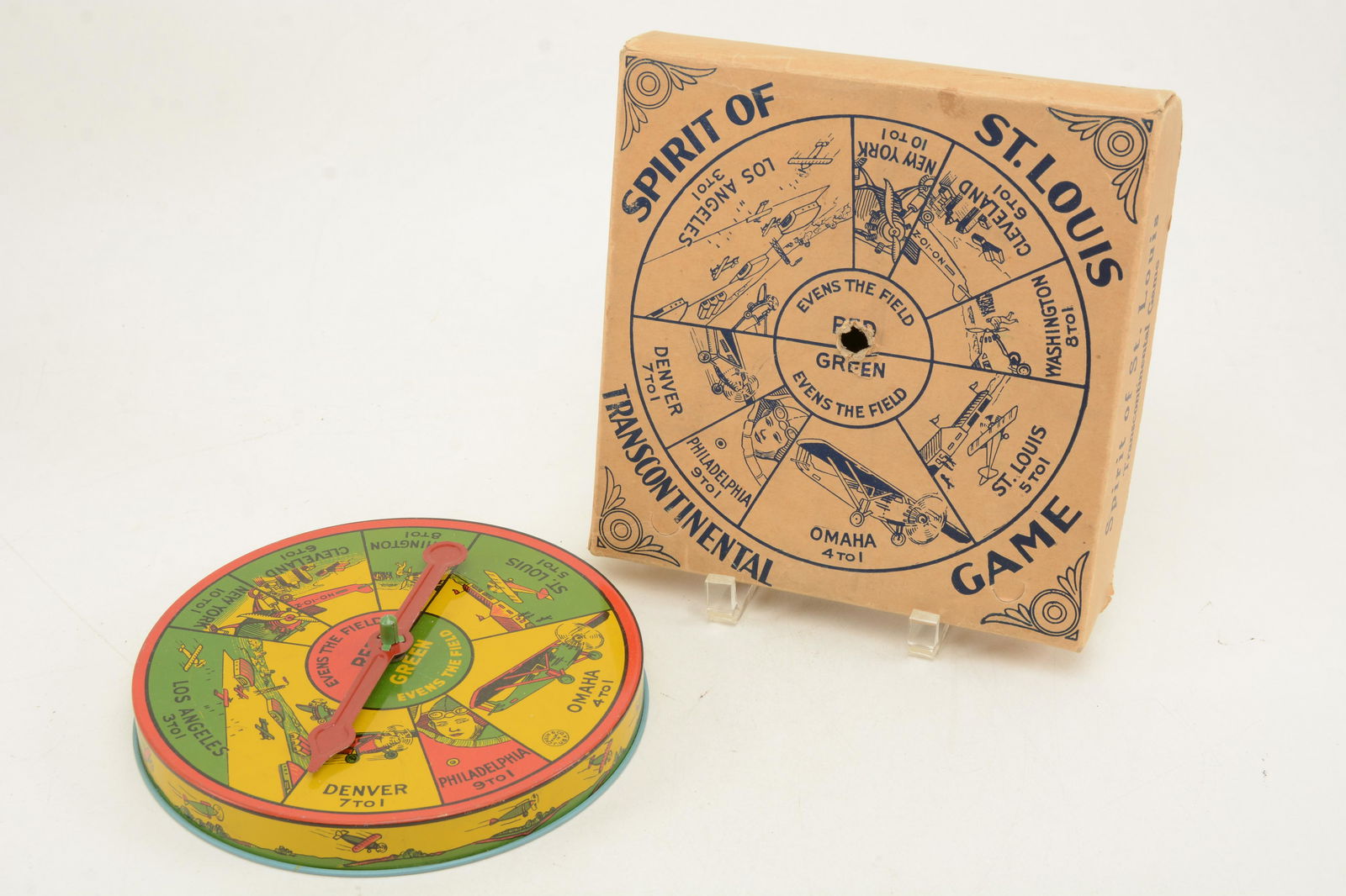 Spirit of St. Louis Transcontinental Game. J. Chein (1 of 7)