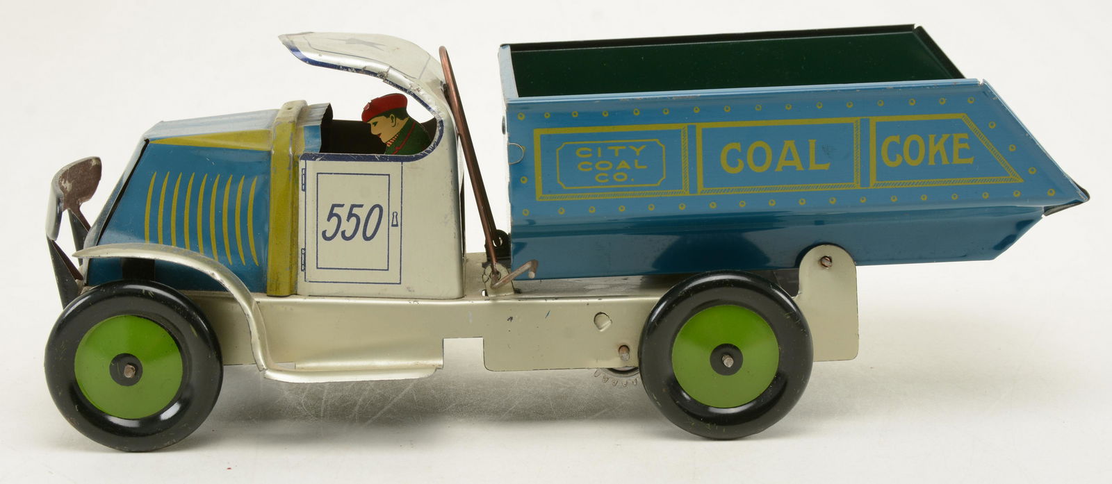 Marx city coal company tin litho dump truck. Ca. 1940s. (1 of 8)