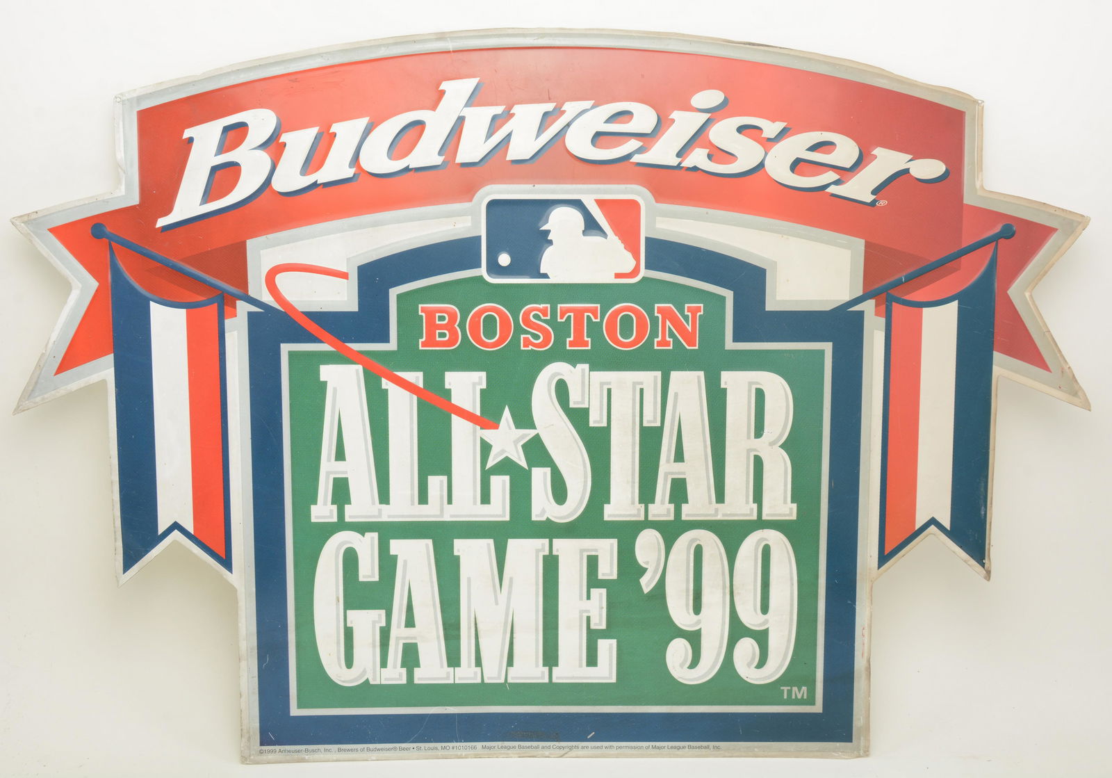 Budweiser 1999 MLB All Star game sign. Last appearance (1 of 5)