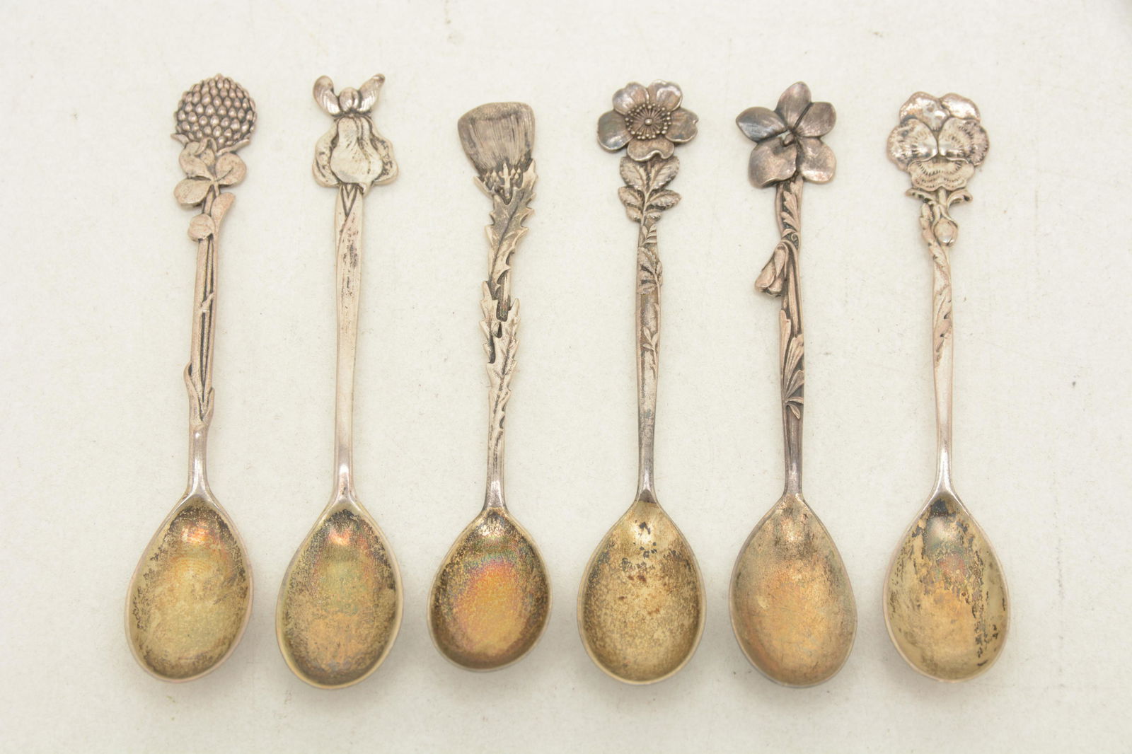 6 Tiffany & Co. floral series sterling silver souvenir (1 of 6)