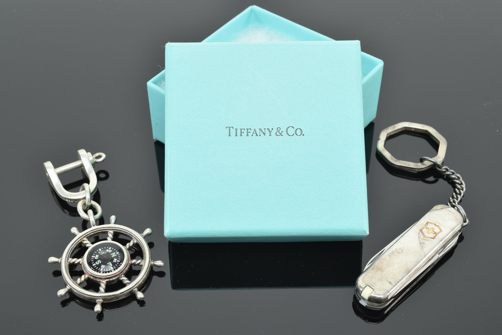 Tiffany & Co. sterling silver keychain accessories. 1) (1 of 9)