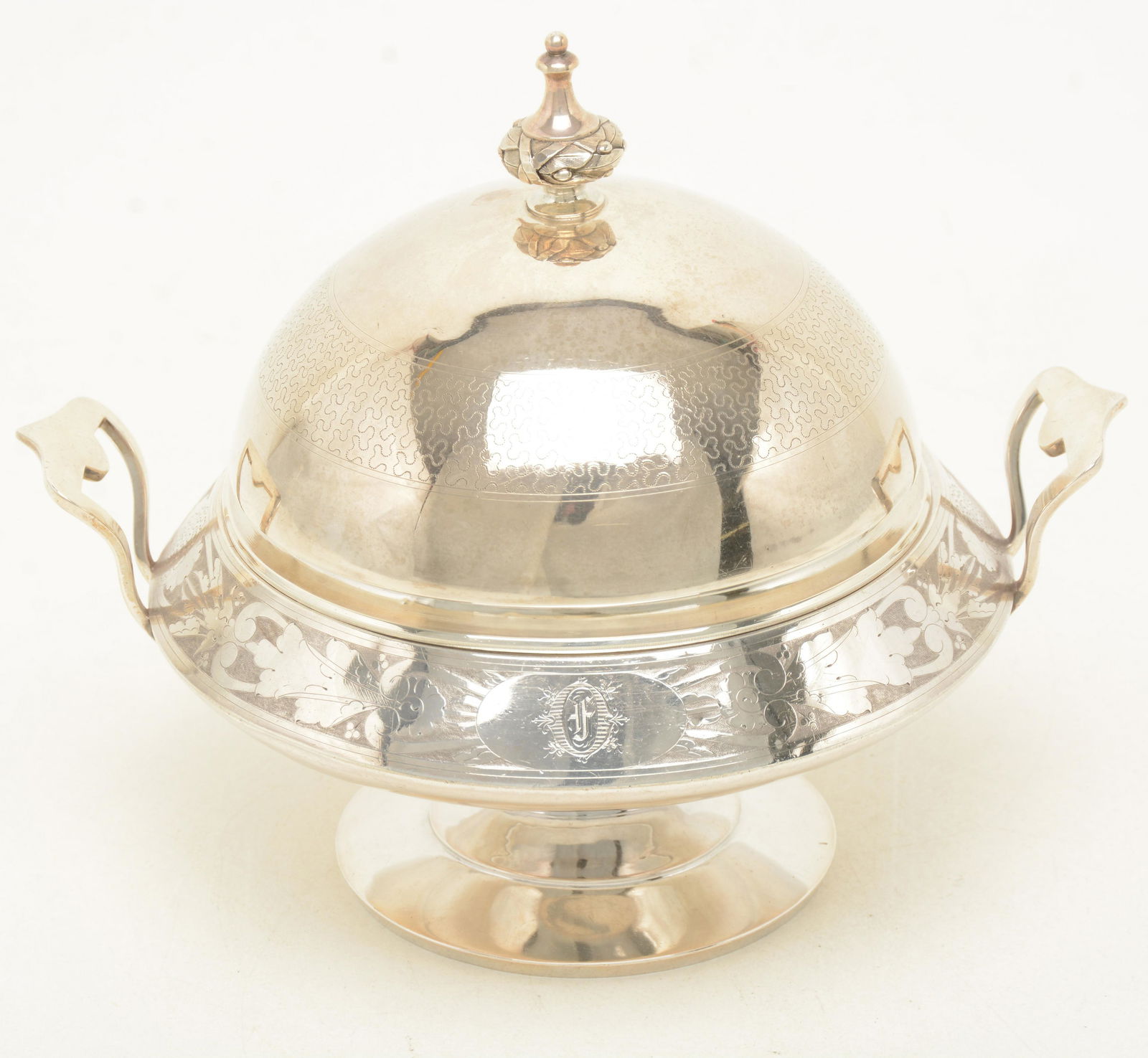 American Victorian sterling silver dome top butter (1 of 12)