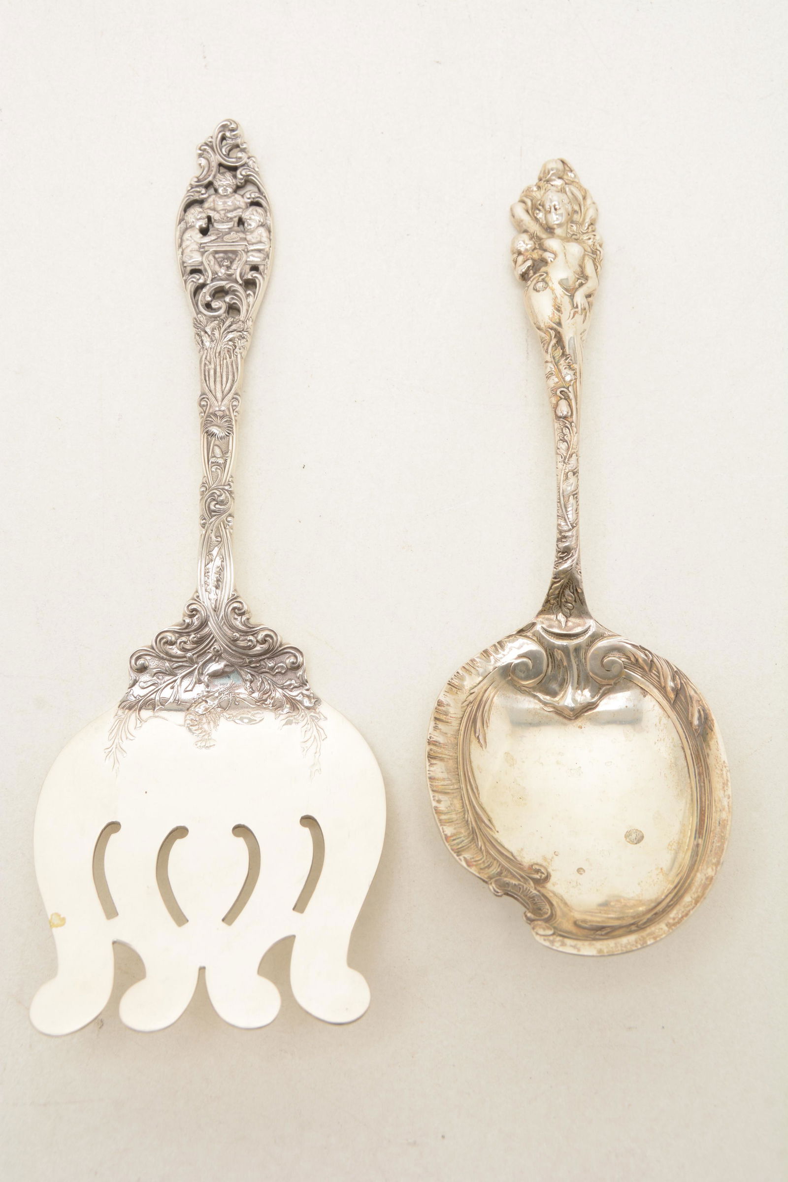 2 Reed & Barton sterling silver serving pieces. 1) Love (1 of 10)