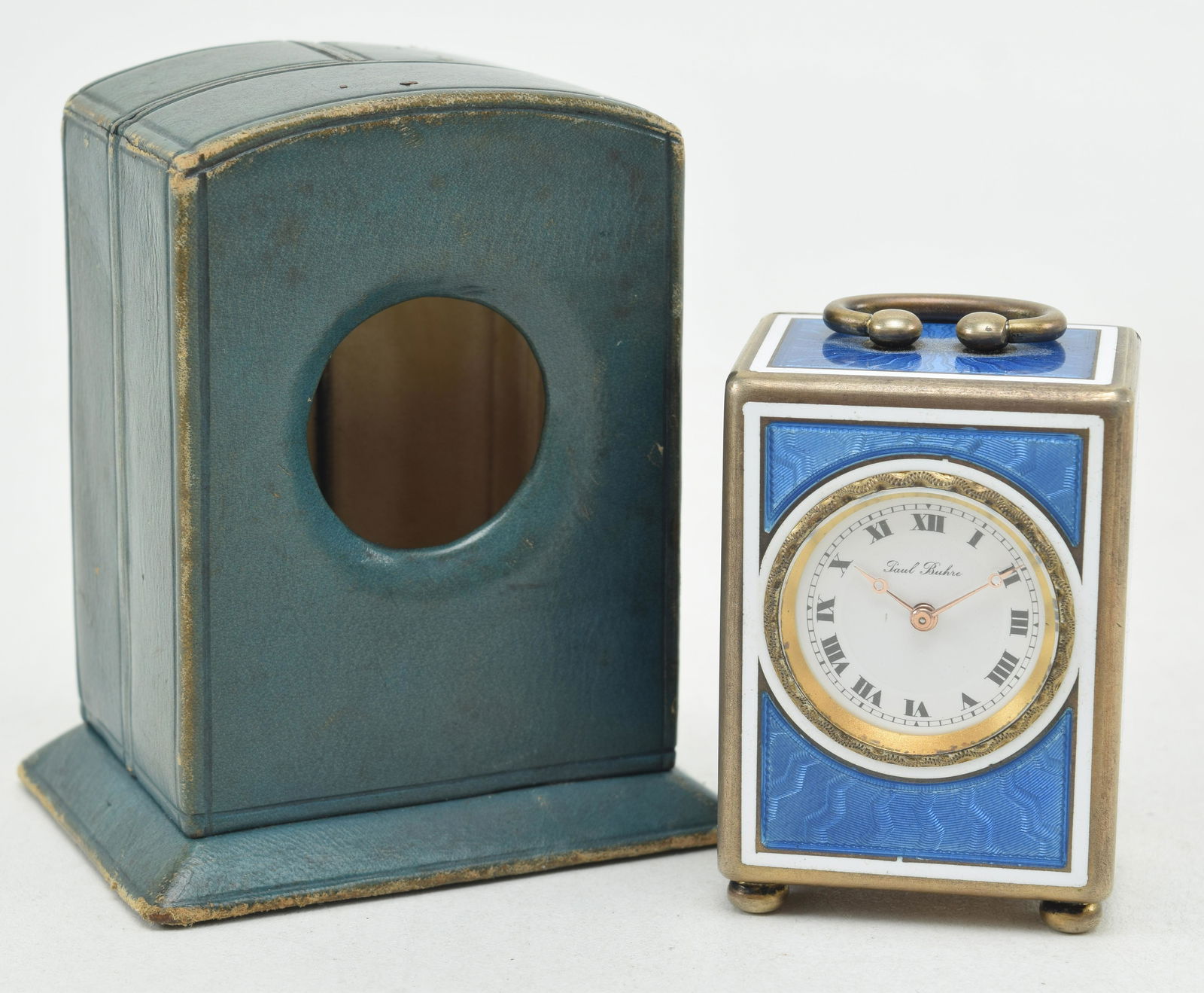 Paul Buhre JTC enameled silver miniature cased travel (1 of 11)