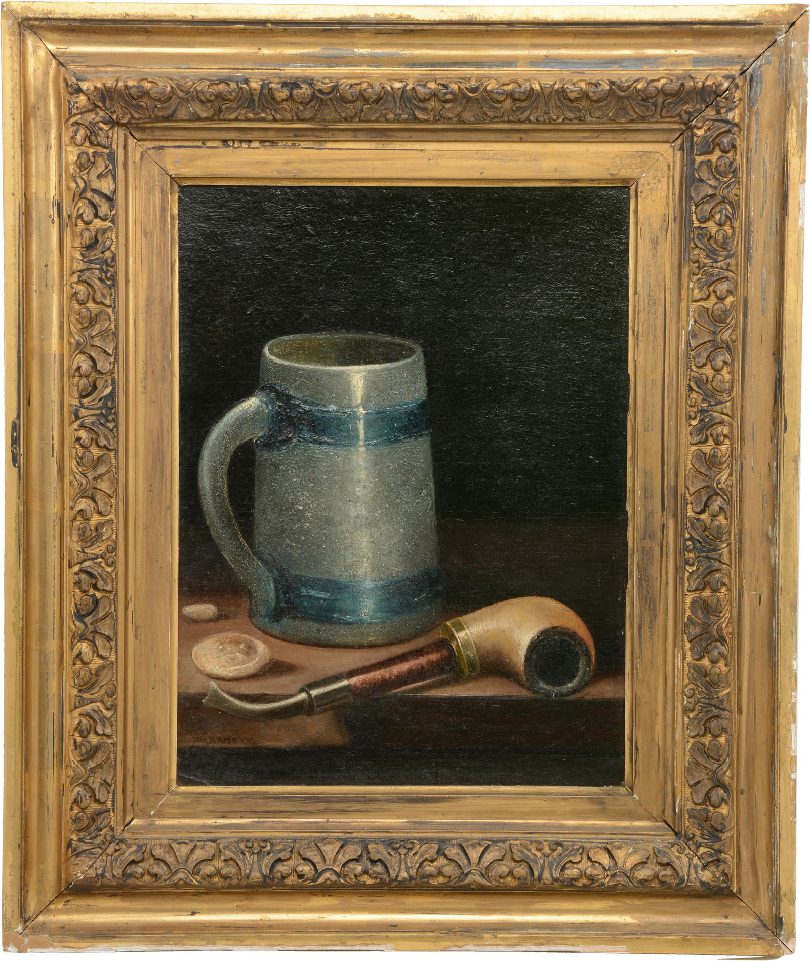 19th century American school signed W. M. Harnett. (1 of 8)