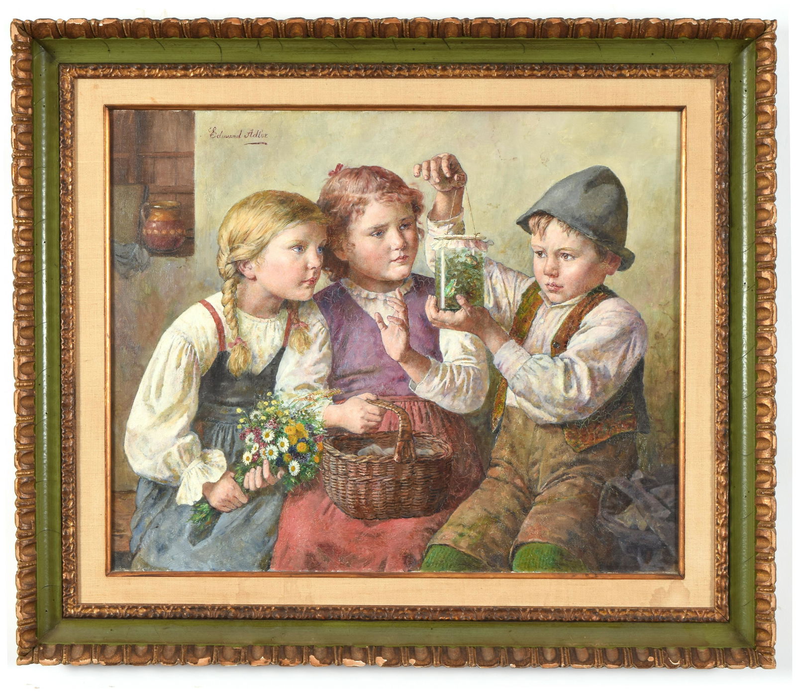 Edmund Adler. Germany. "The Little Naturalist". Fine (1 of 9)