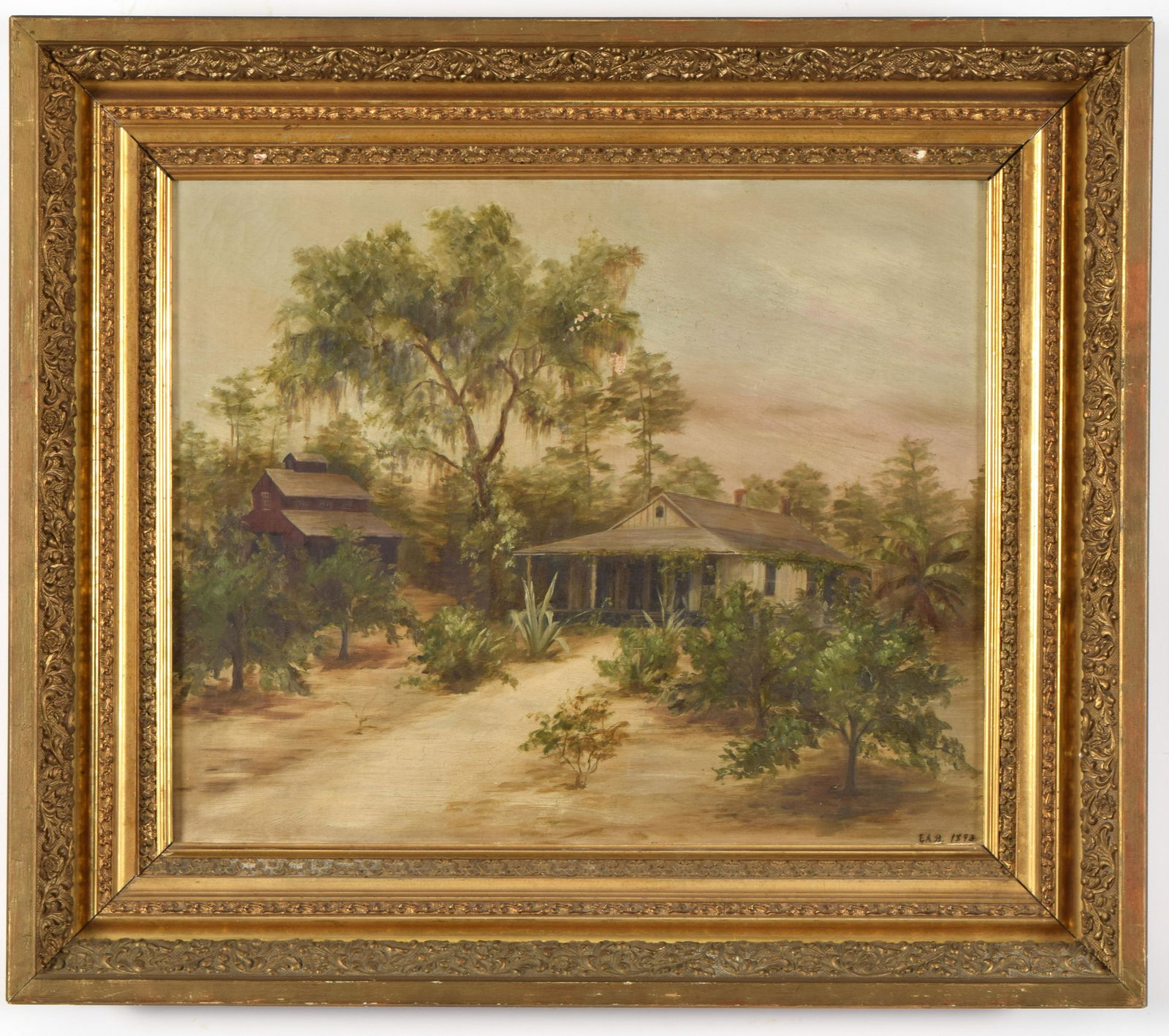 19th century American southern school bayou landscape (1 of 7)