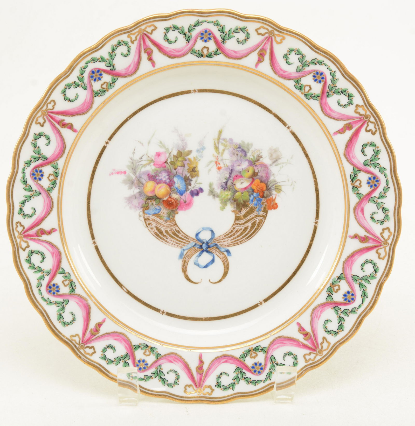 Early 19th century Royal Crown Derby hand painted plate (1 of 10)