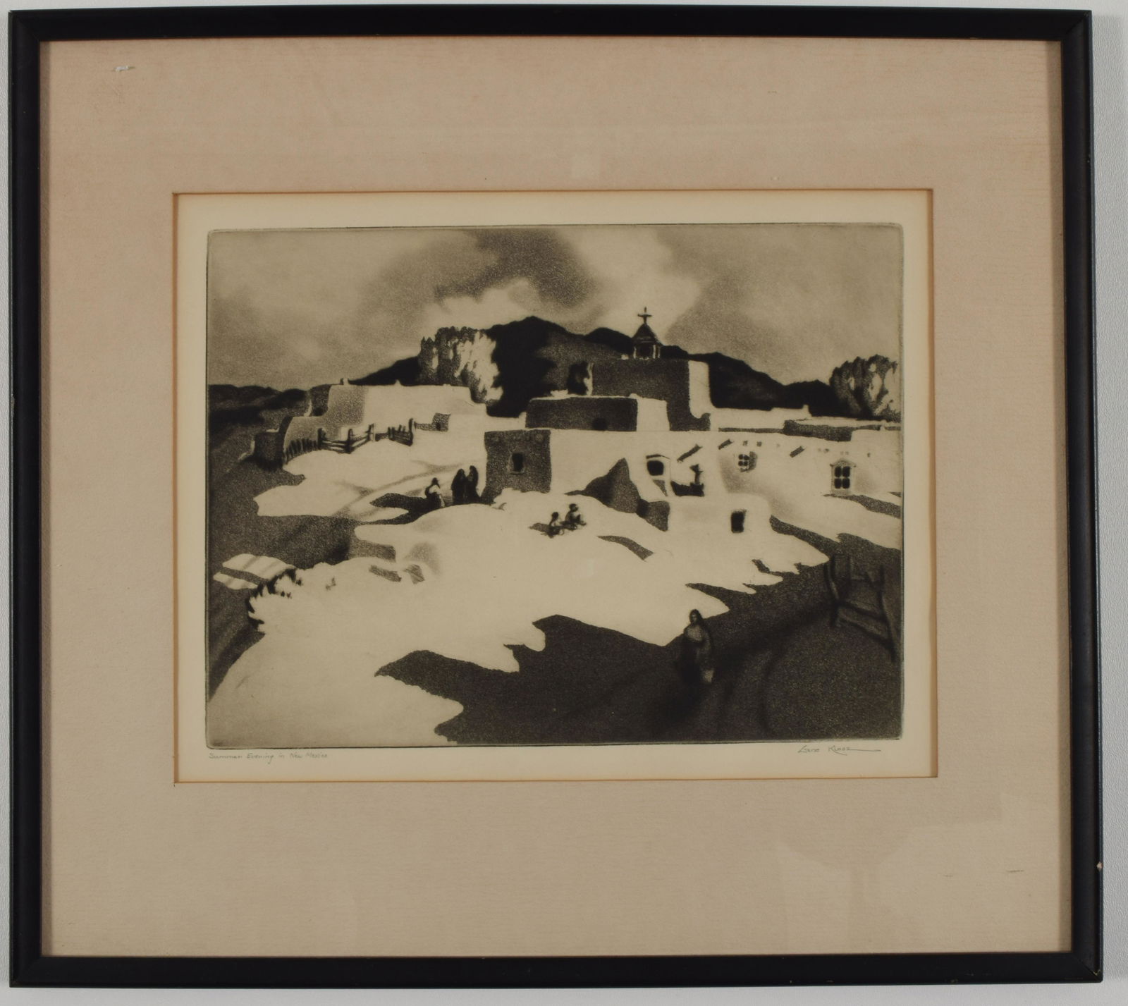 Gene Kloss. American. "Summer Evening in New Mexico". (1 of 9)