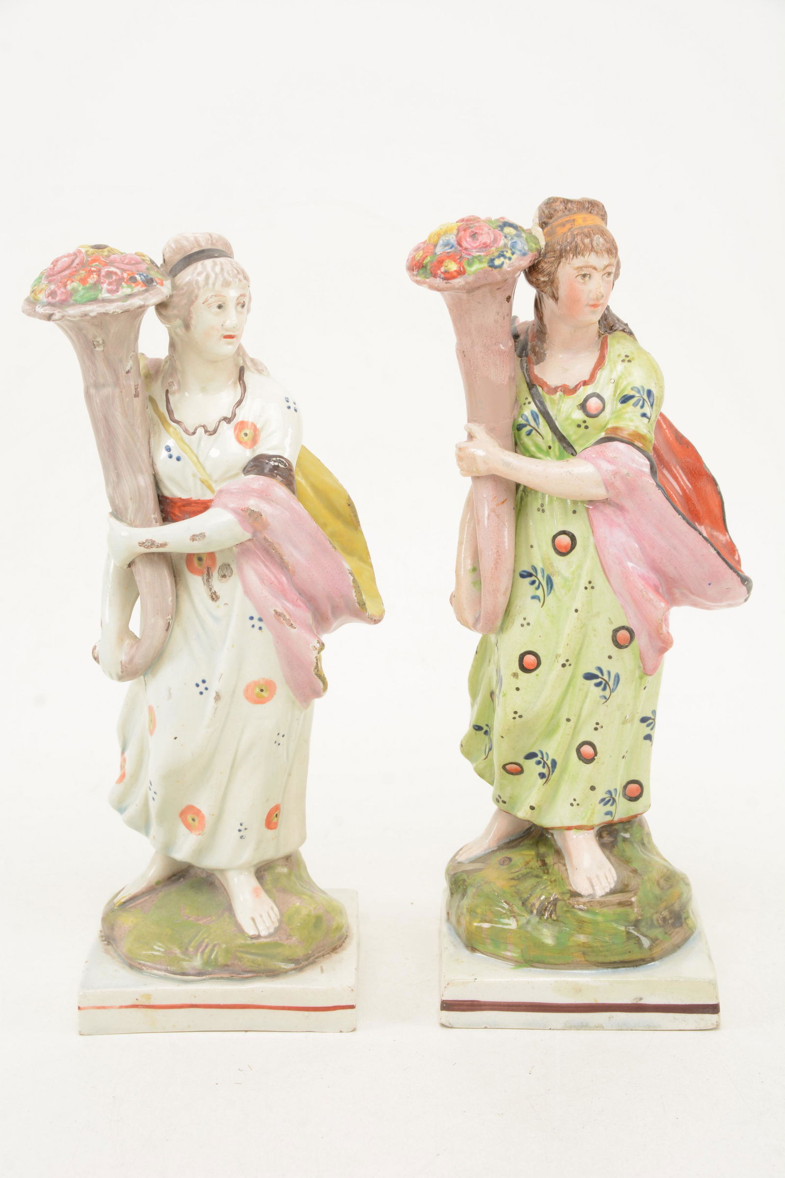 2 18th century Staffordshire pearlware porcelain (1 of 10)