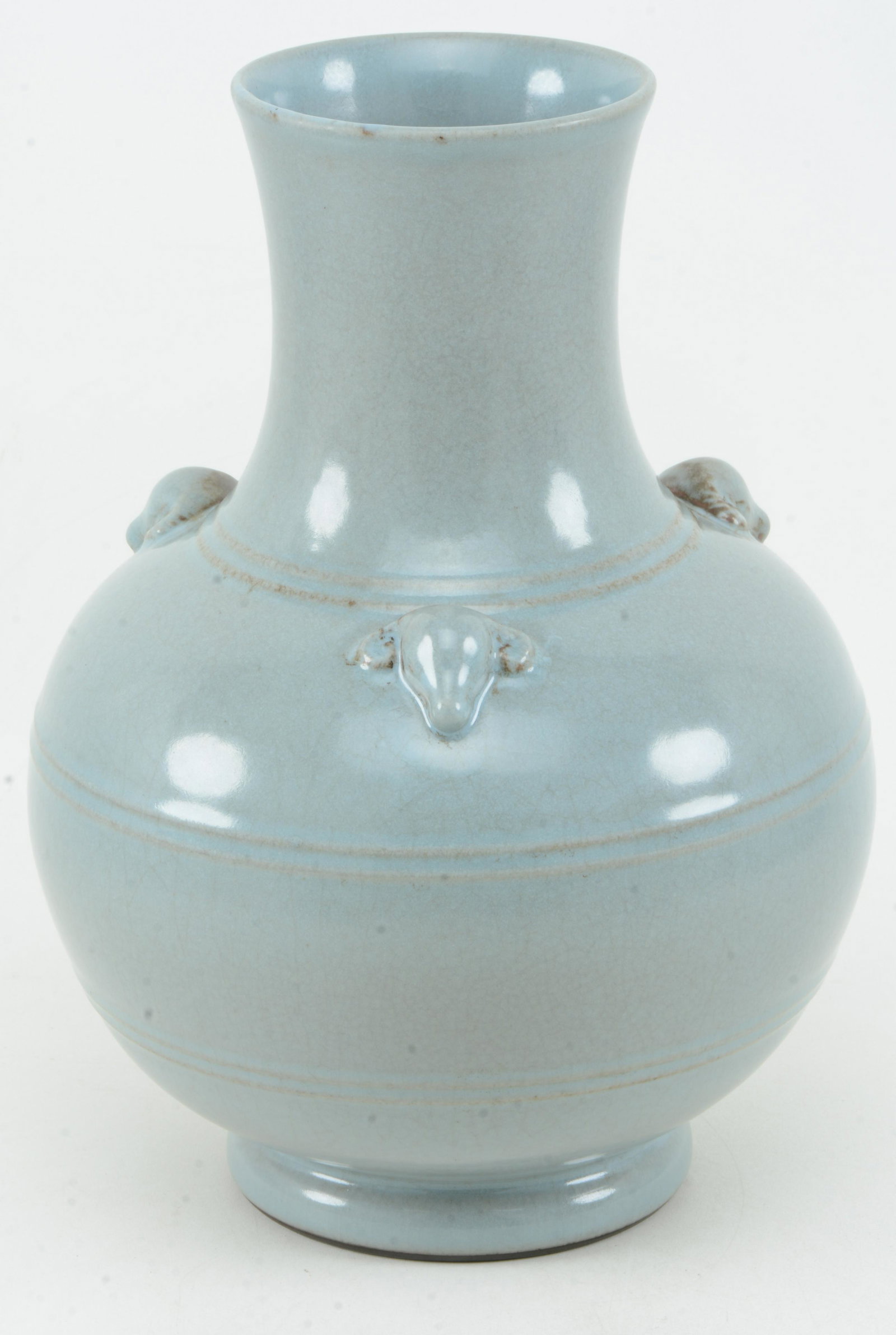 Large 18th/19th century Chinese slate blue monochrome (1 of 8)