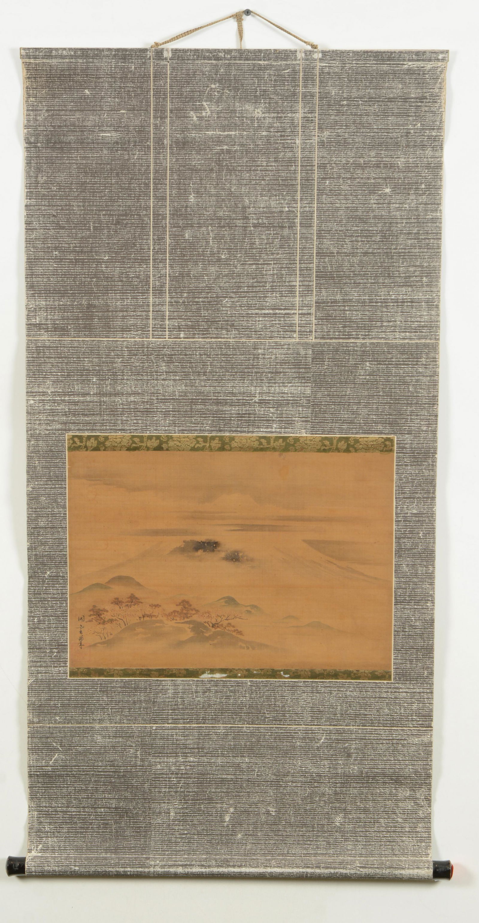 Hanging scroll. Japan. 18th century. Ink and colors on (1 of 4)