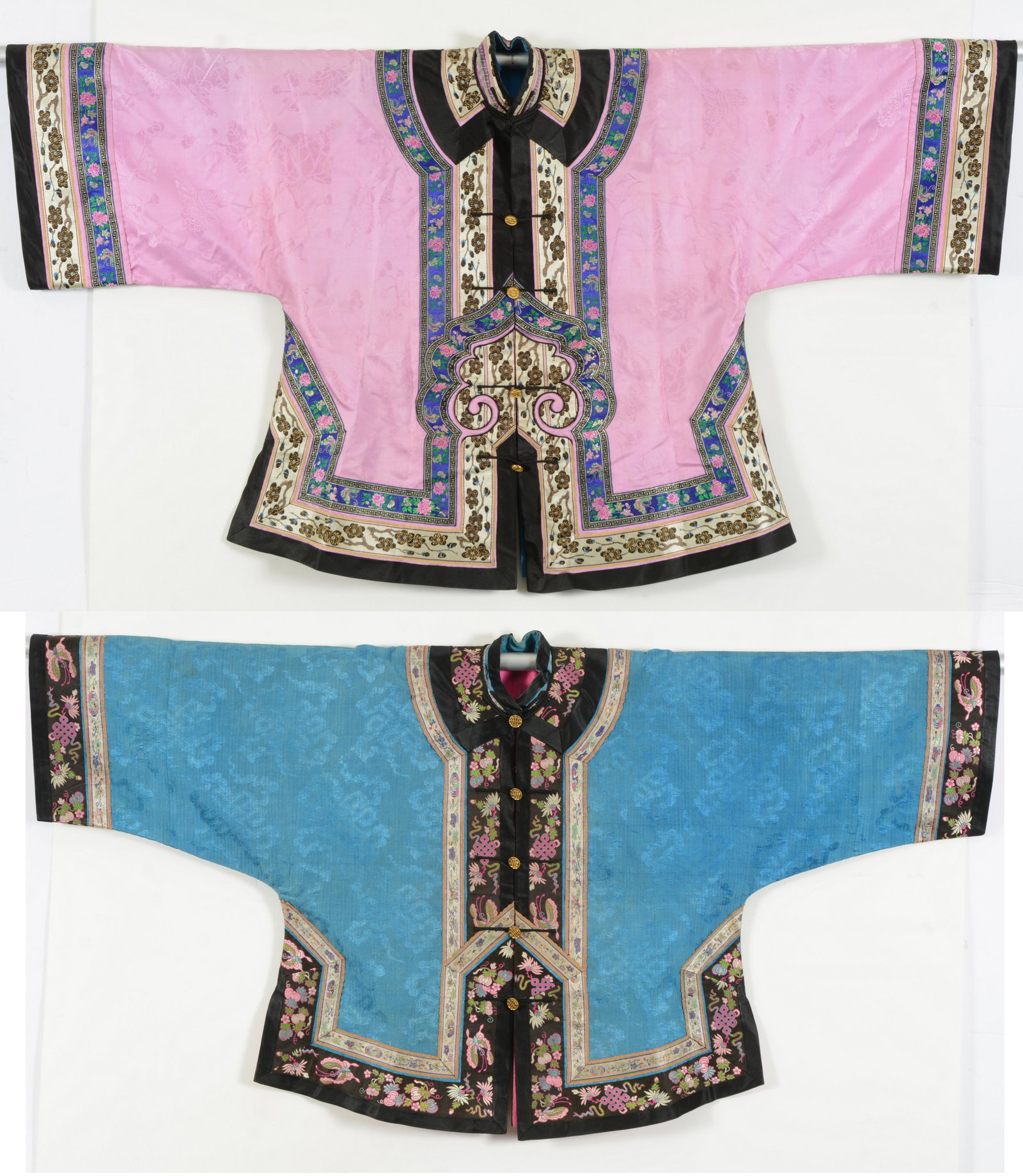 2 textiles. China. Early 20th century. Womens robes. (1 of 12)