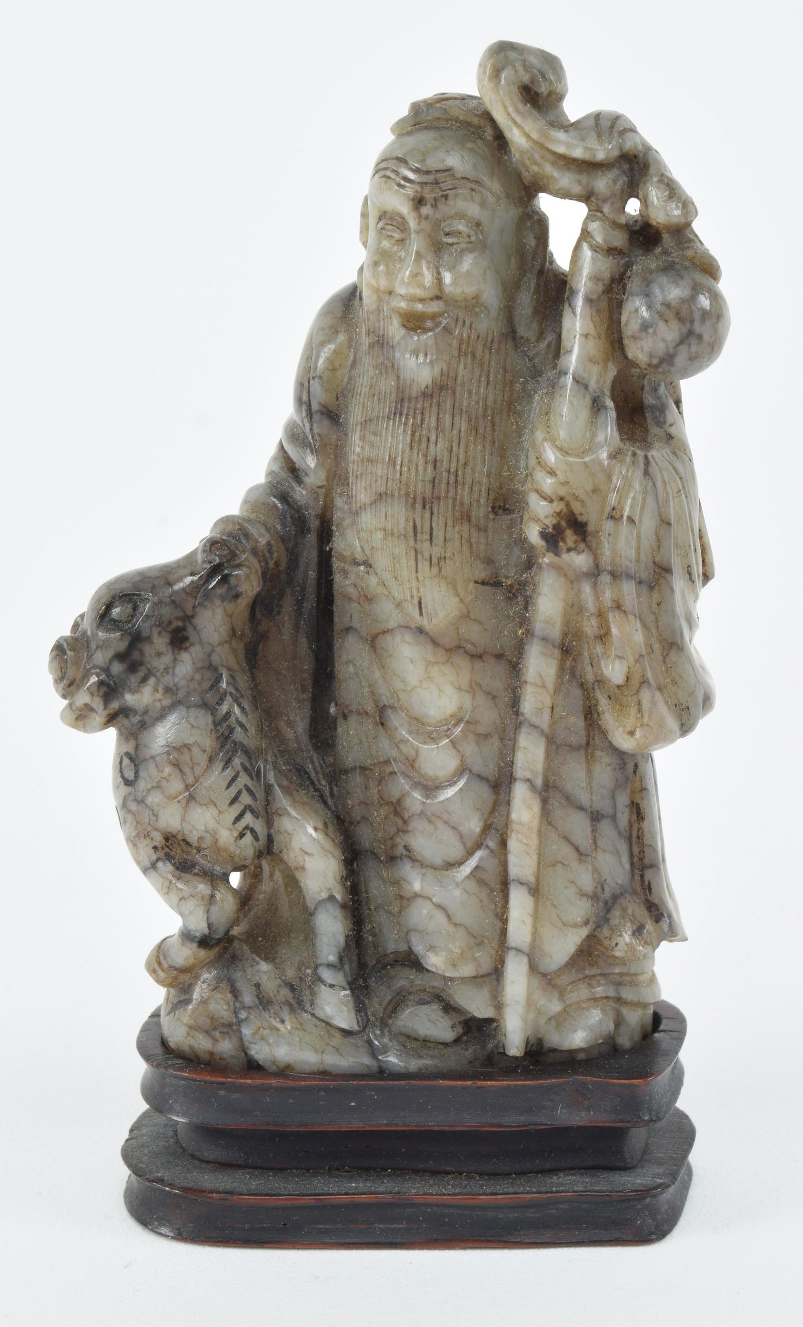 Jade carving. China. 19th century. Stone of a grey (1 of 10)
