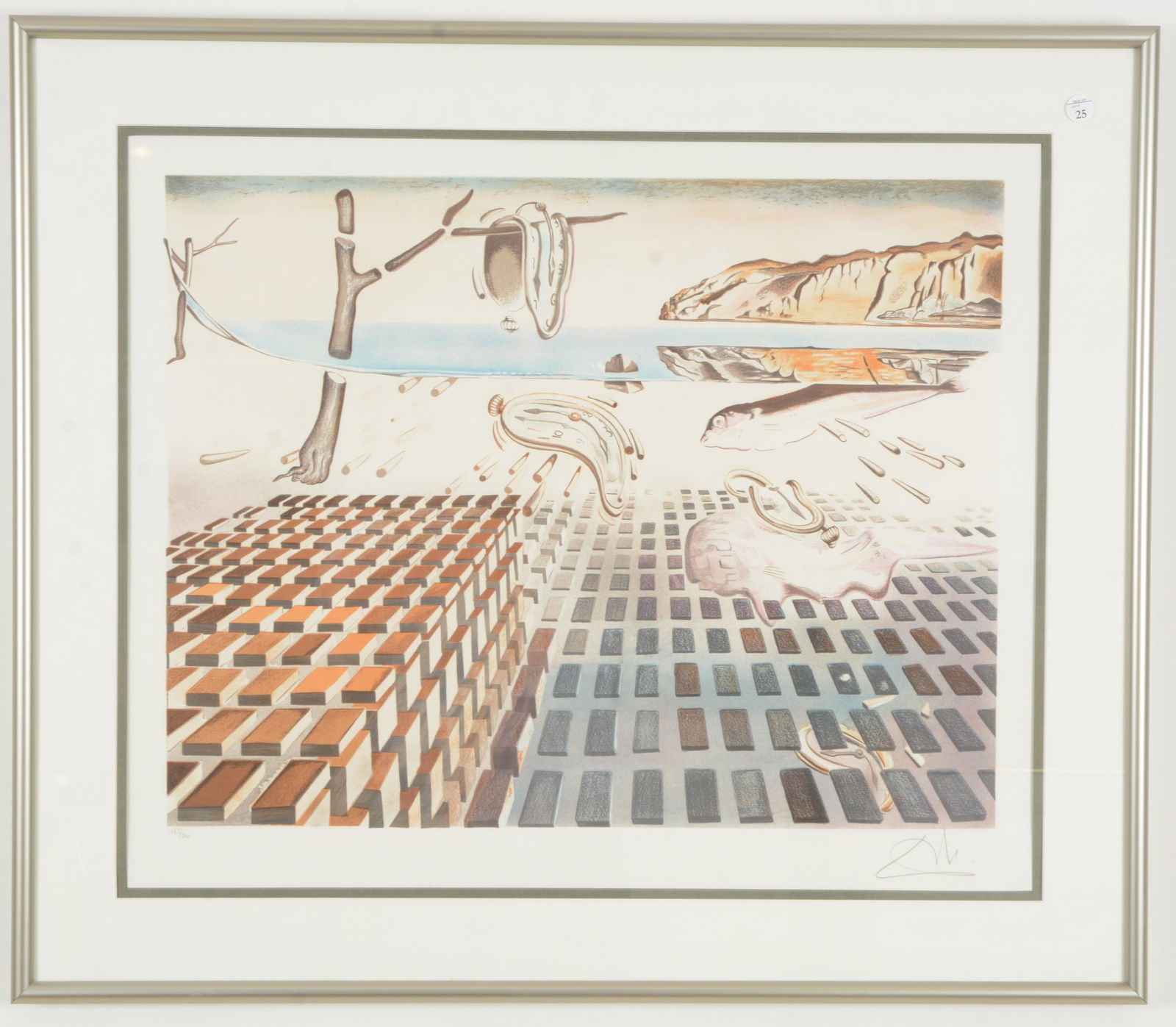 Salvador Dali lithograph "Destruction of the (1 of 7)