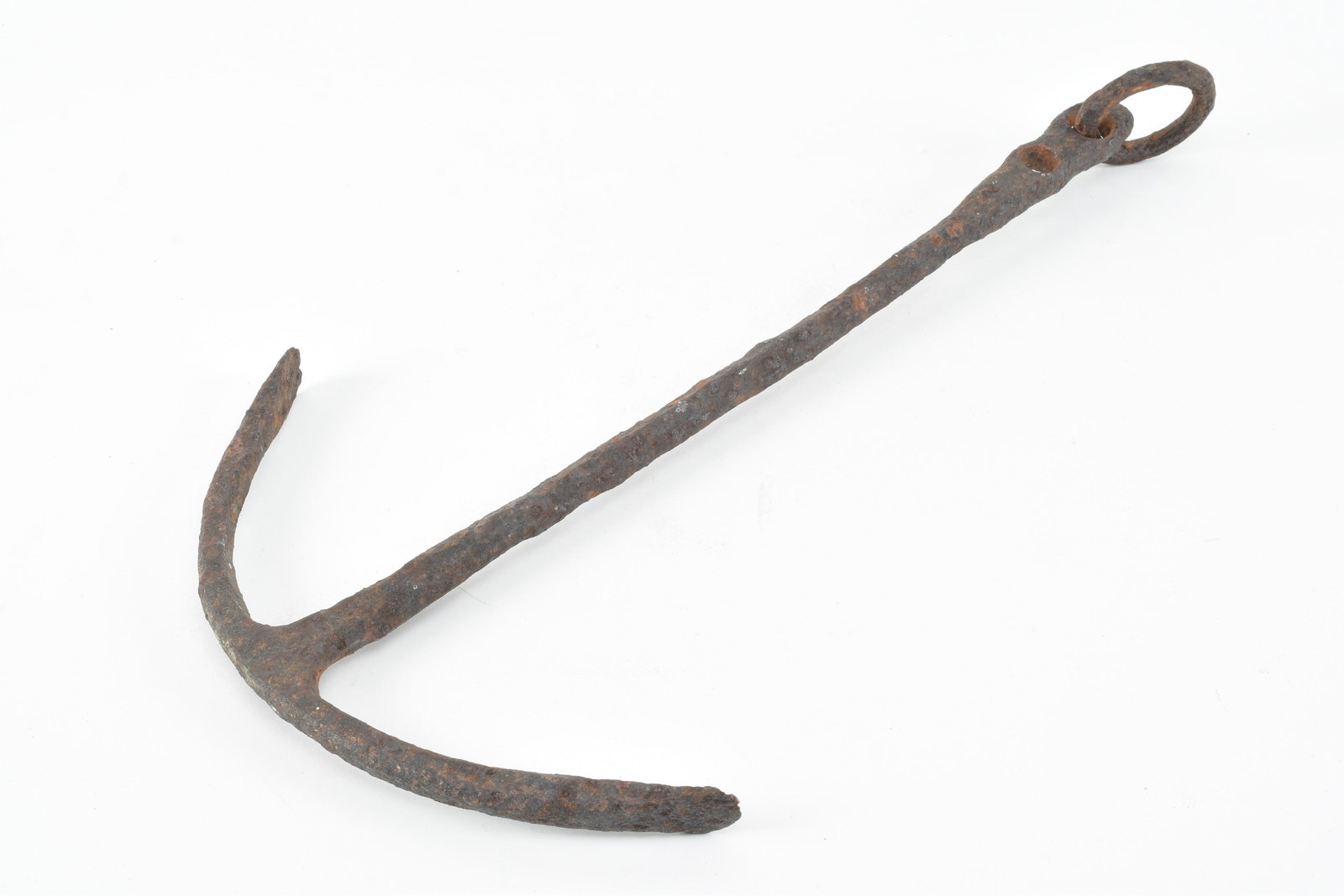 Early wrought iron 19 inch boat anchor. Good condition (1 of 6)