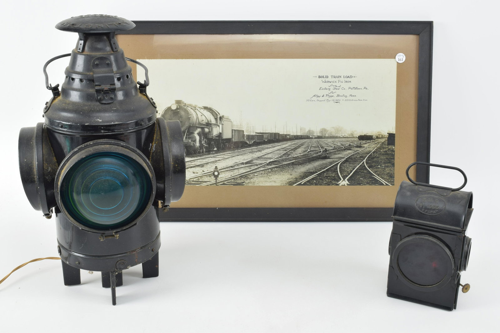 Lot of Railroad items. To include: 1) Photograph of (1 of 13)