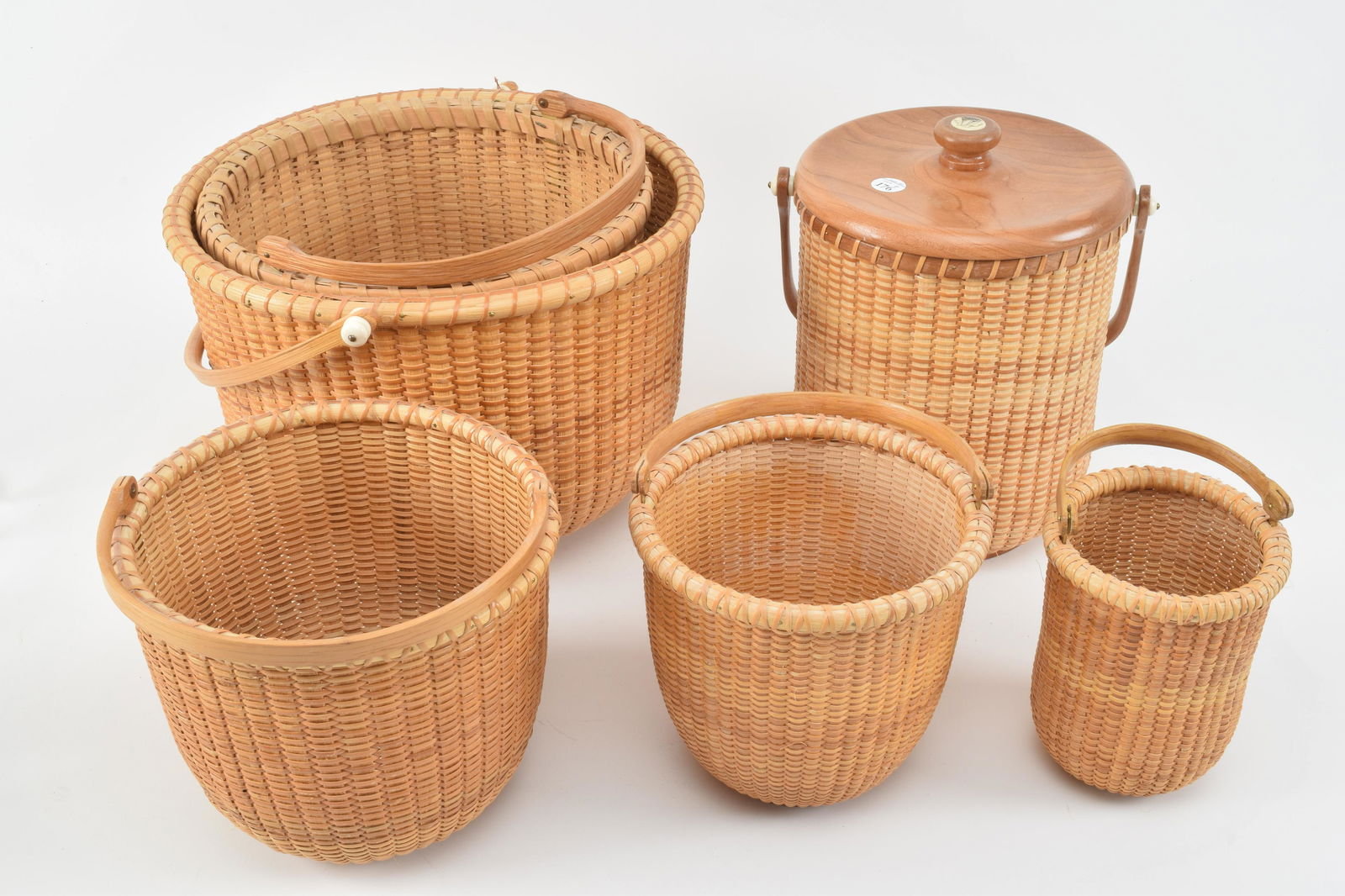 Hand woven Nantucket baskets by Elizabeth Geisler and (1 of 14)