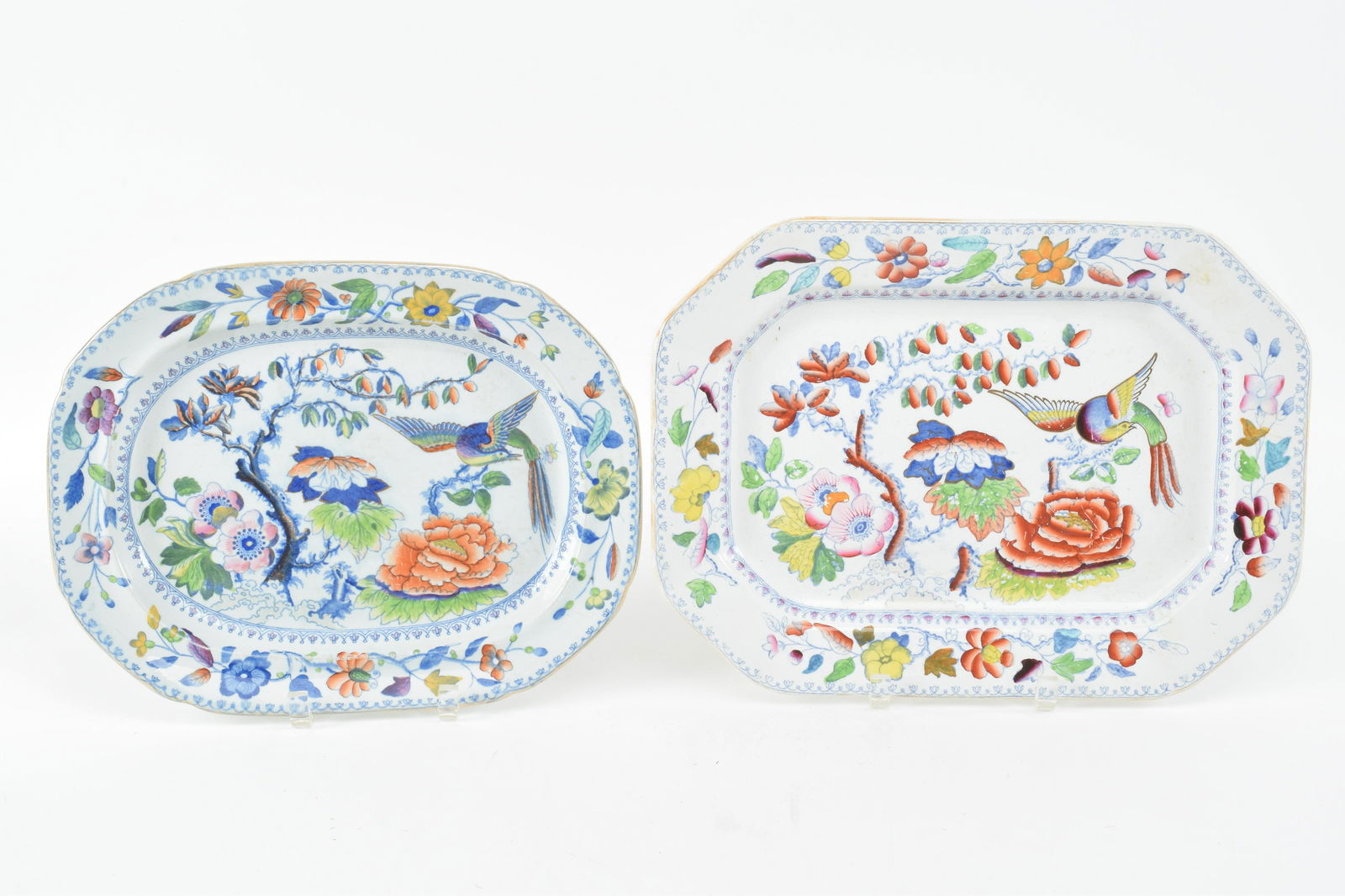 2 English ironstone platters. (1 of 7)