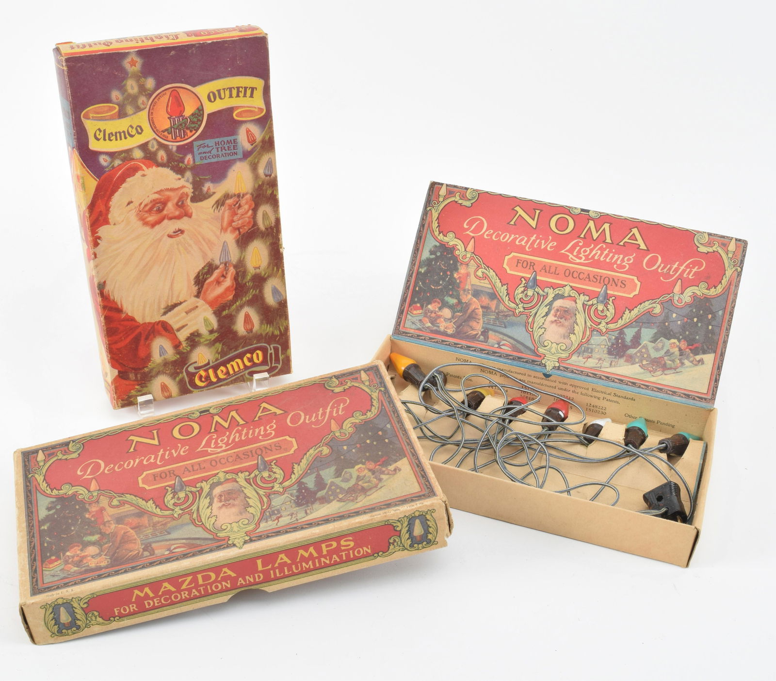 Christmas lights in original boxes. Early to Mid 20th (1 of 6)