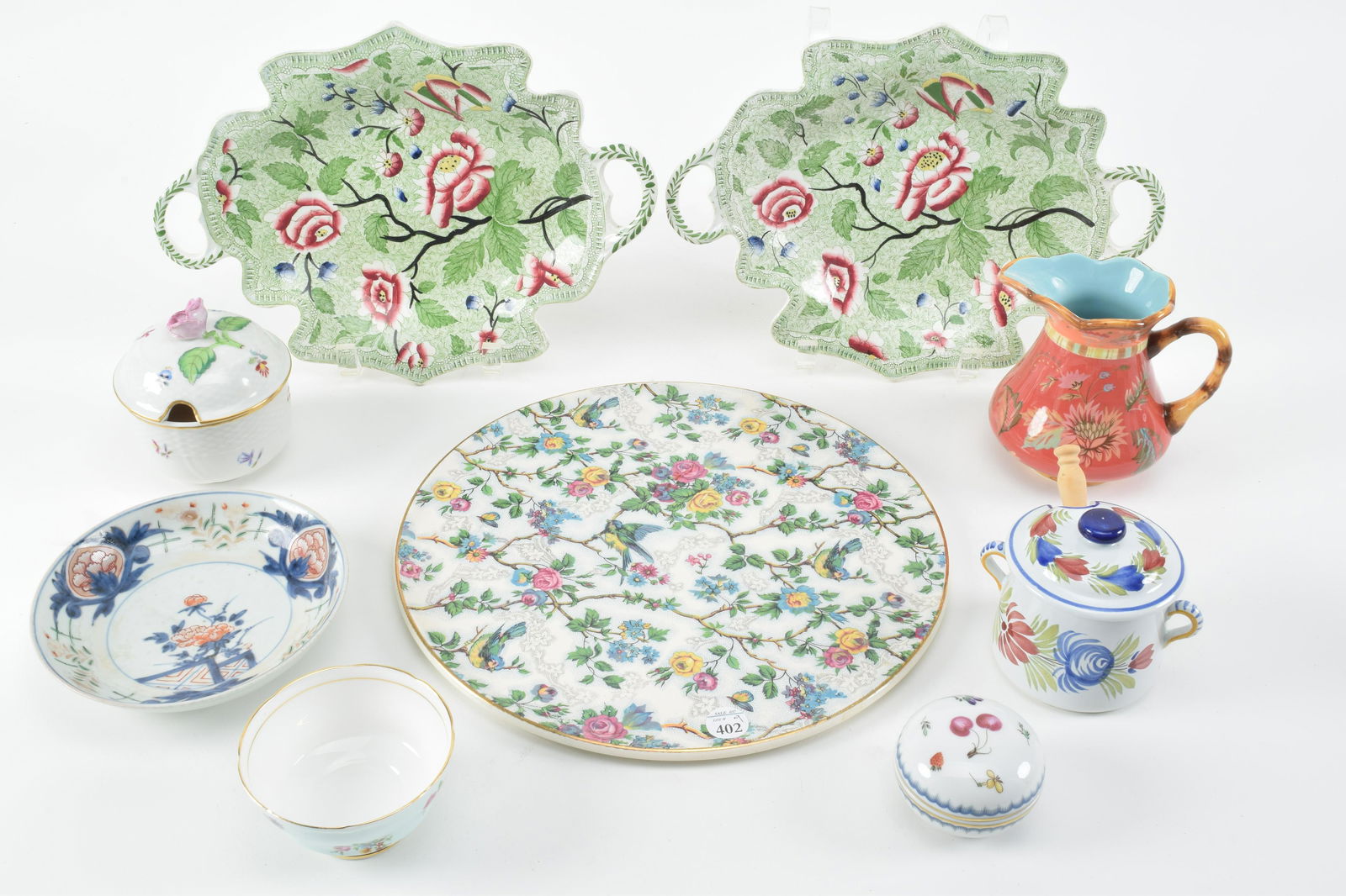 Platters and serve wear including Herend, Royal Tudor (1 of 13)