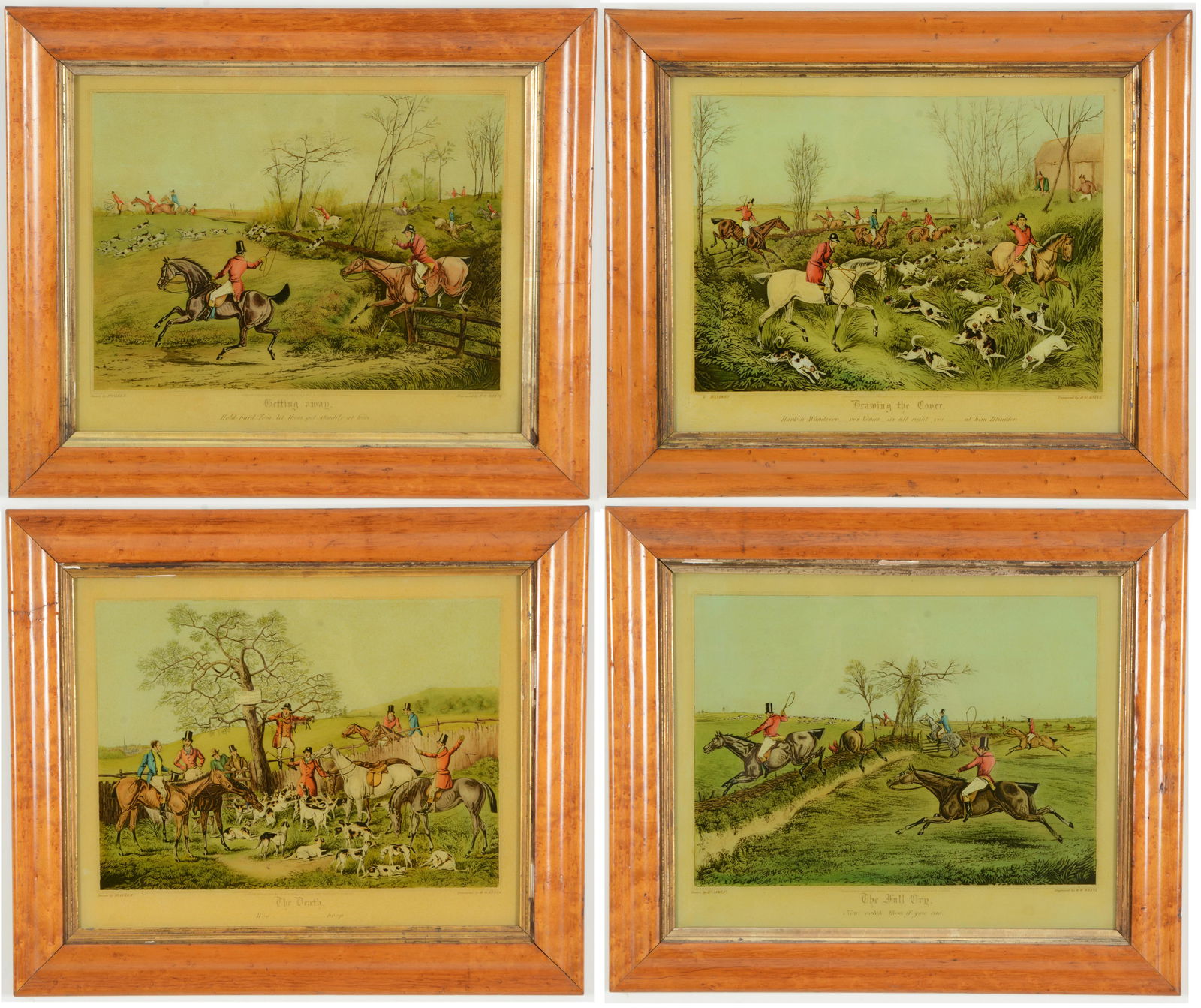 R.G. Reeve fox hunting scenes. Getting Away, The Fall (1 of 5)