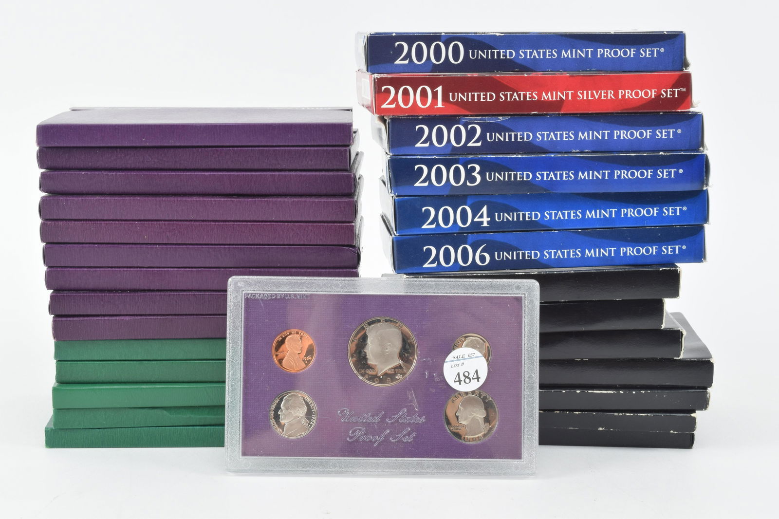 United States Mint Proof Set collectible coins. (1 of 7)
