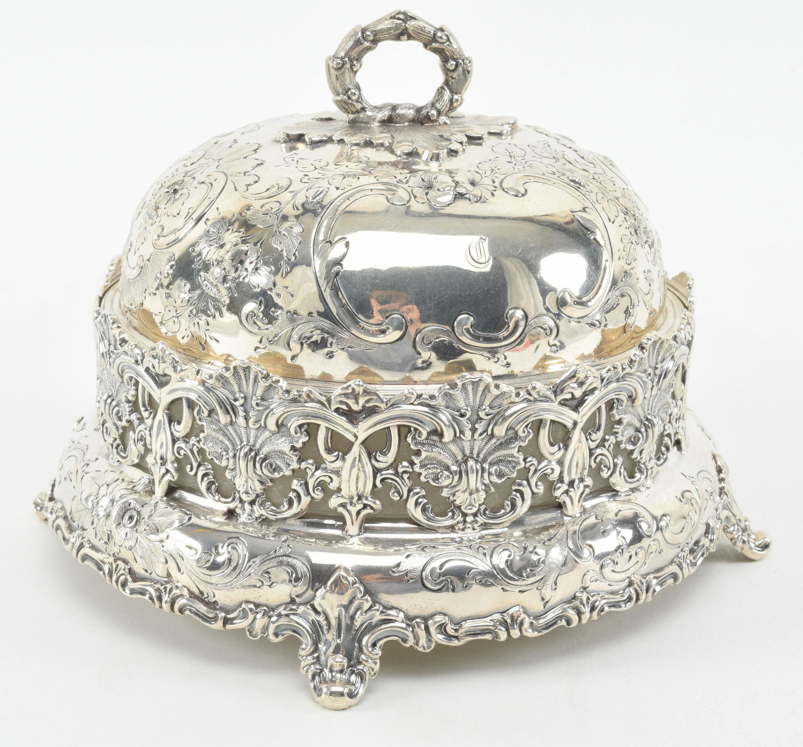 Wm. Gale & Son New York coin silver ornate Victorian (1 of 13)