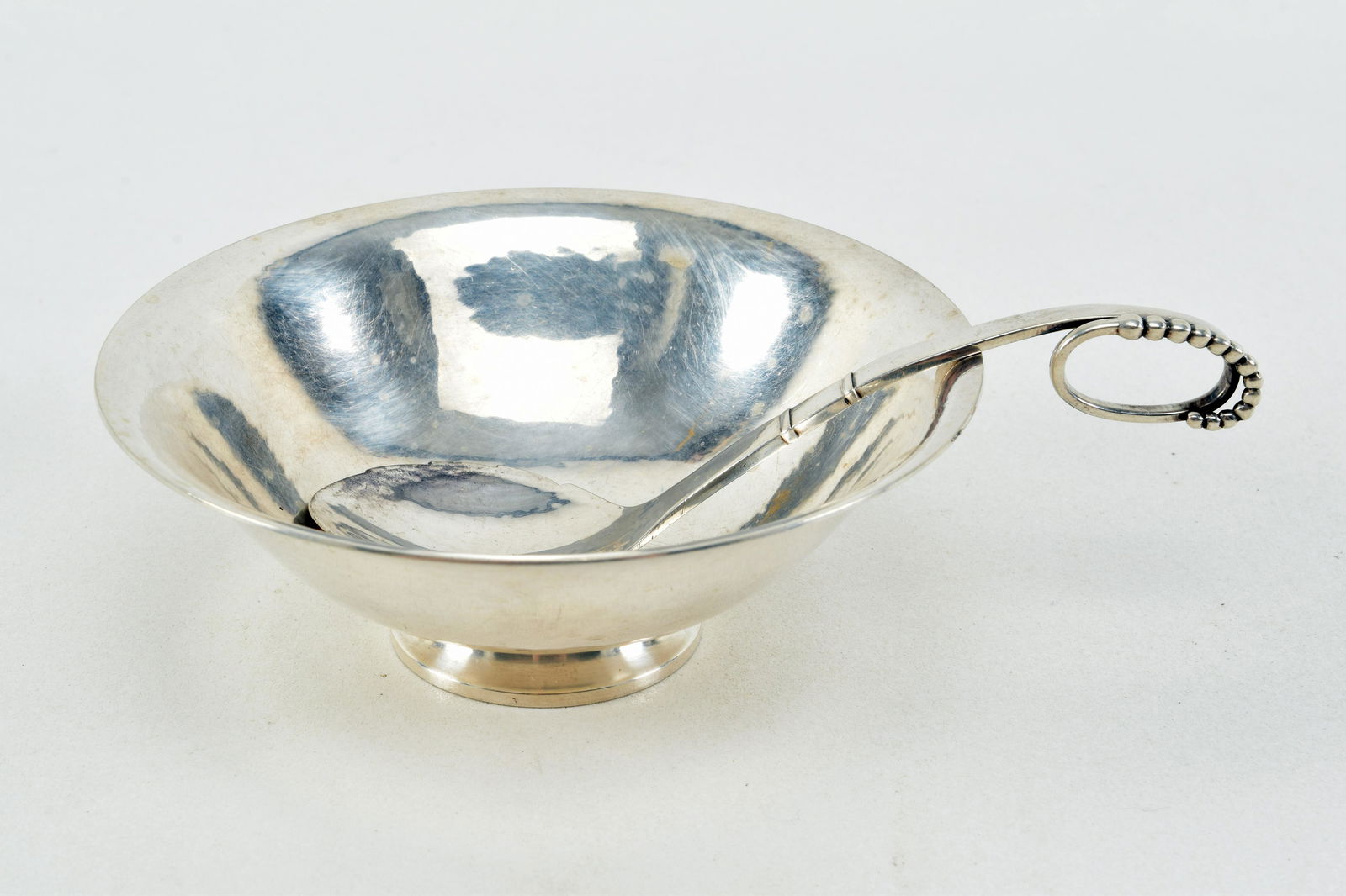 Georg Jensen Danish sterling silver footed dish and (1 of 7)
