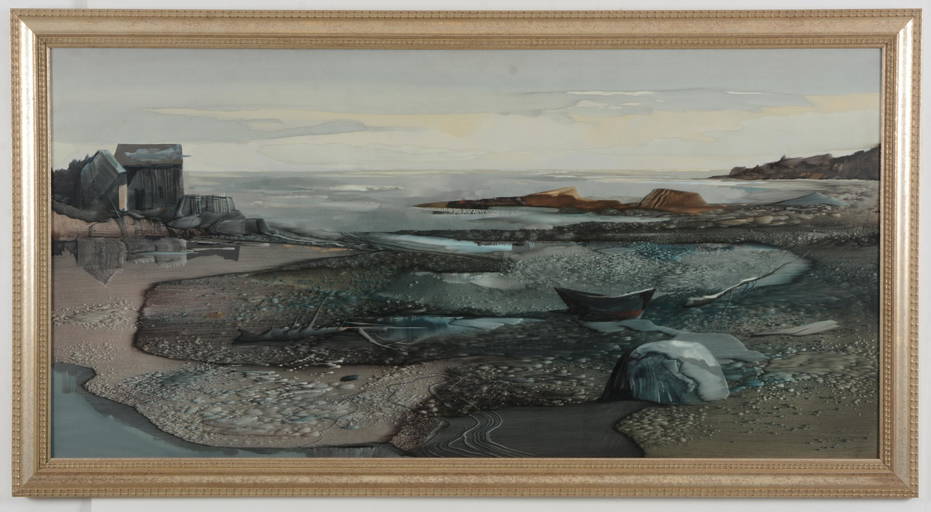 Laurence Sisson. American. Large Maine seascape with Sep 19, 2021