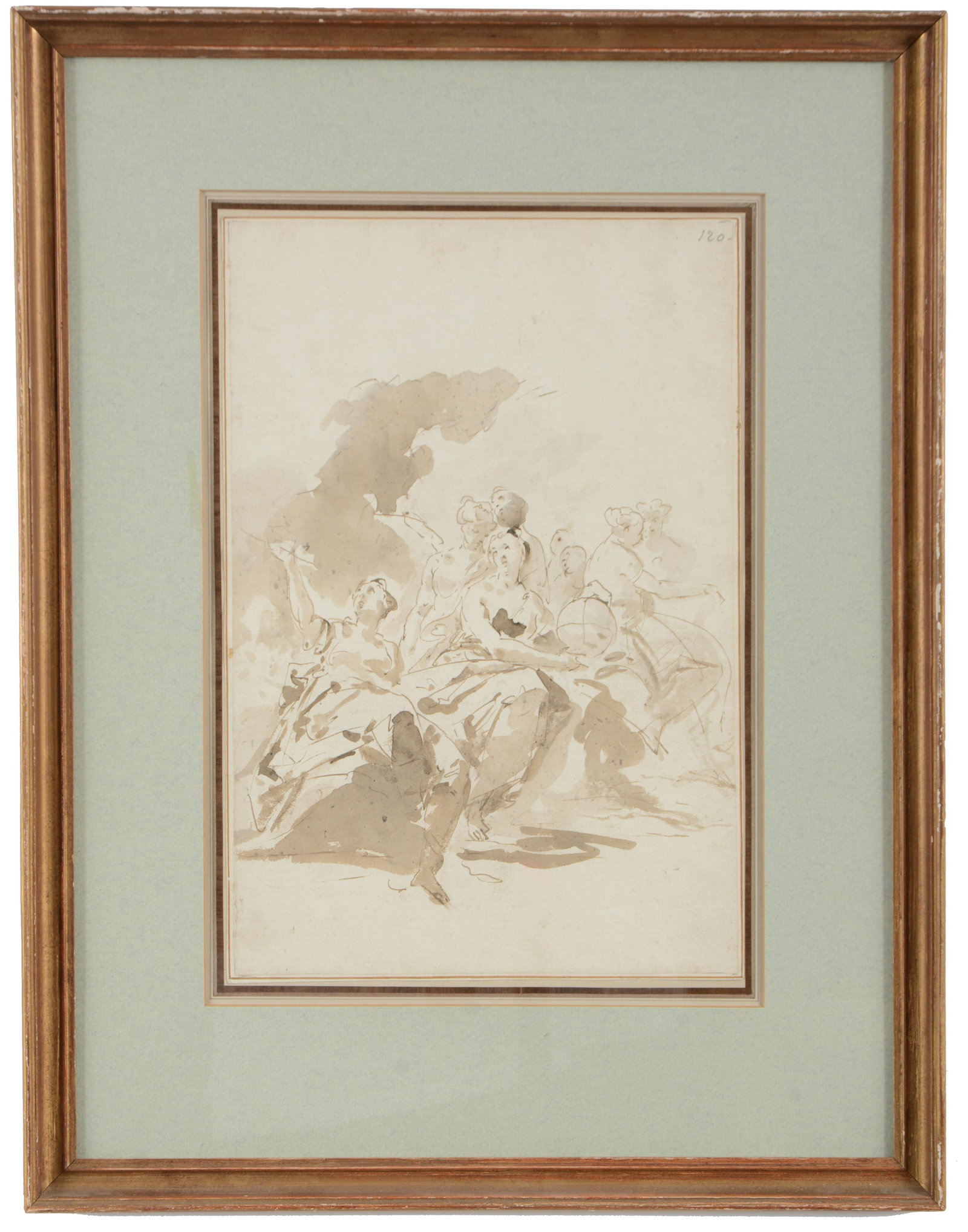 18th century Old Master drawing in the style of or (1 of 5)