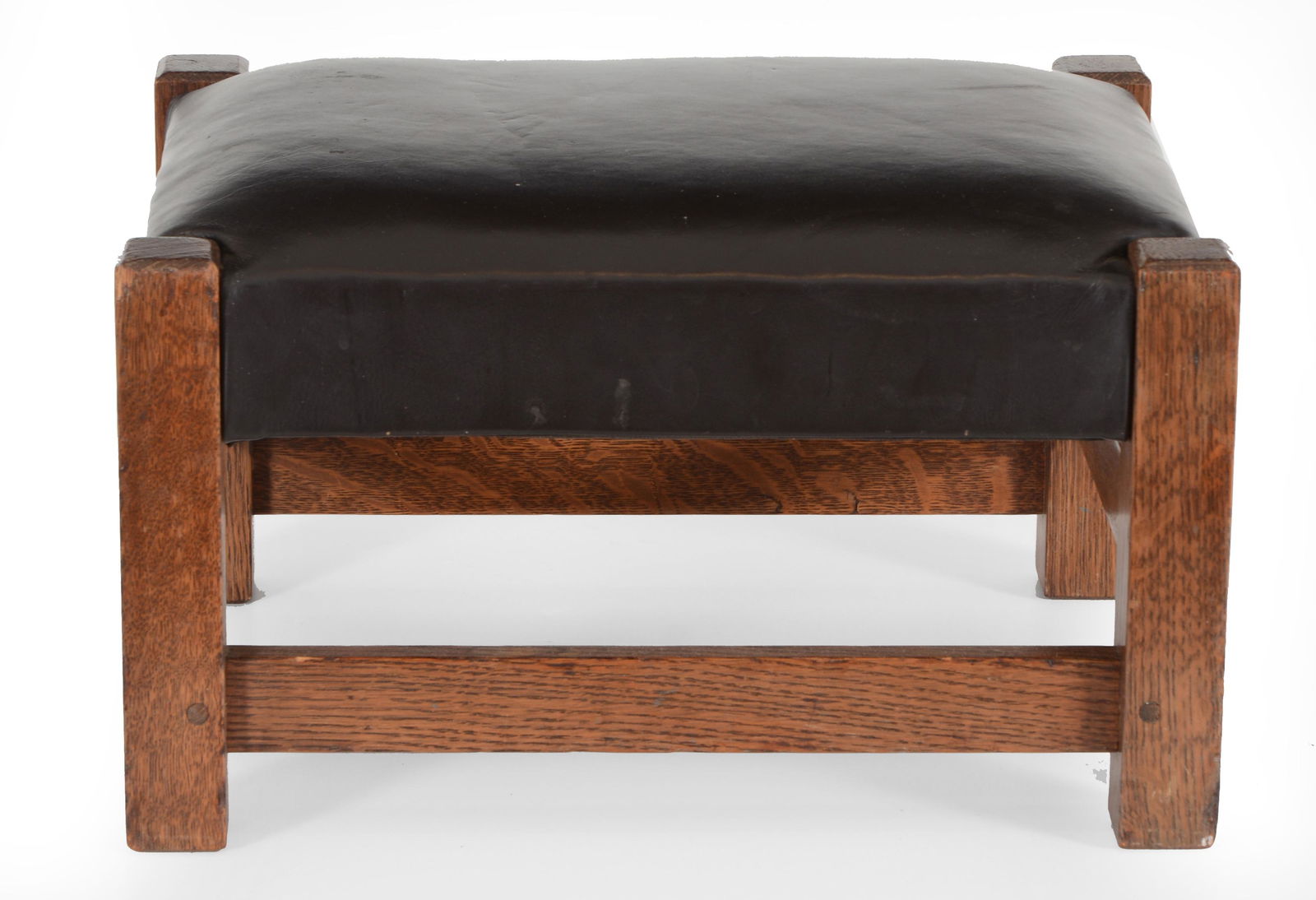 Gustav Stickley Mission oak footstool. Quarter sawn (1 of 9)