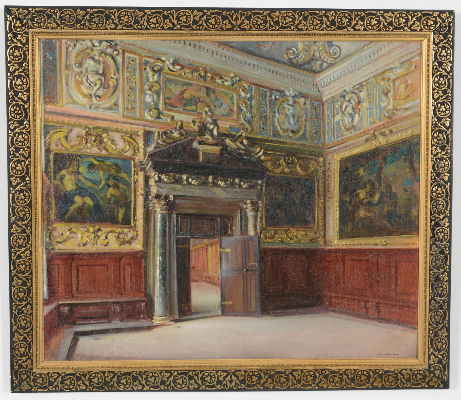 Joseph Linden Smith. American. Interior scene of the (1 of 12)