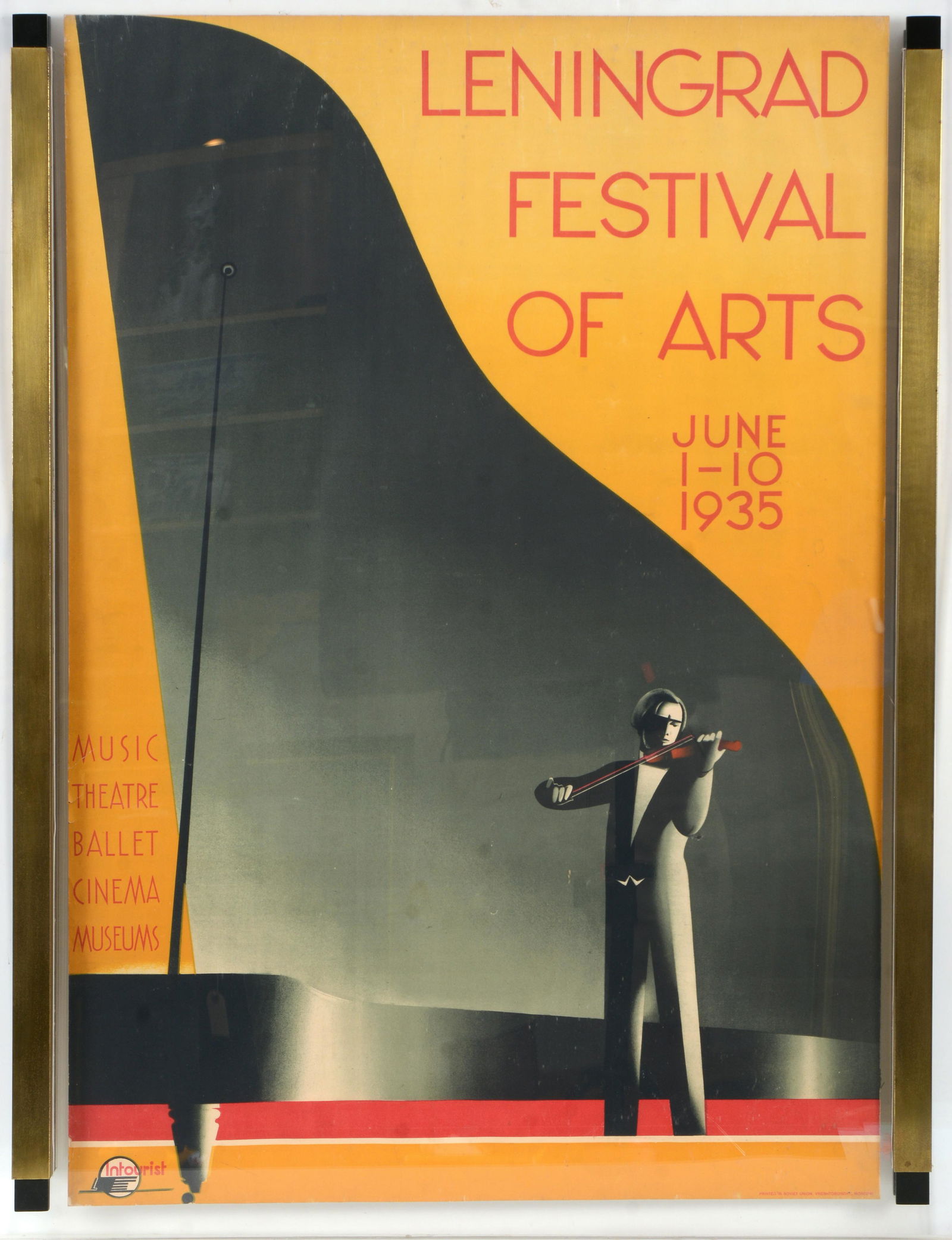 "Leningrad Festival of Arts" 1935 Modernist Russian (1 of 8)