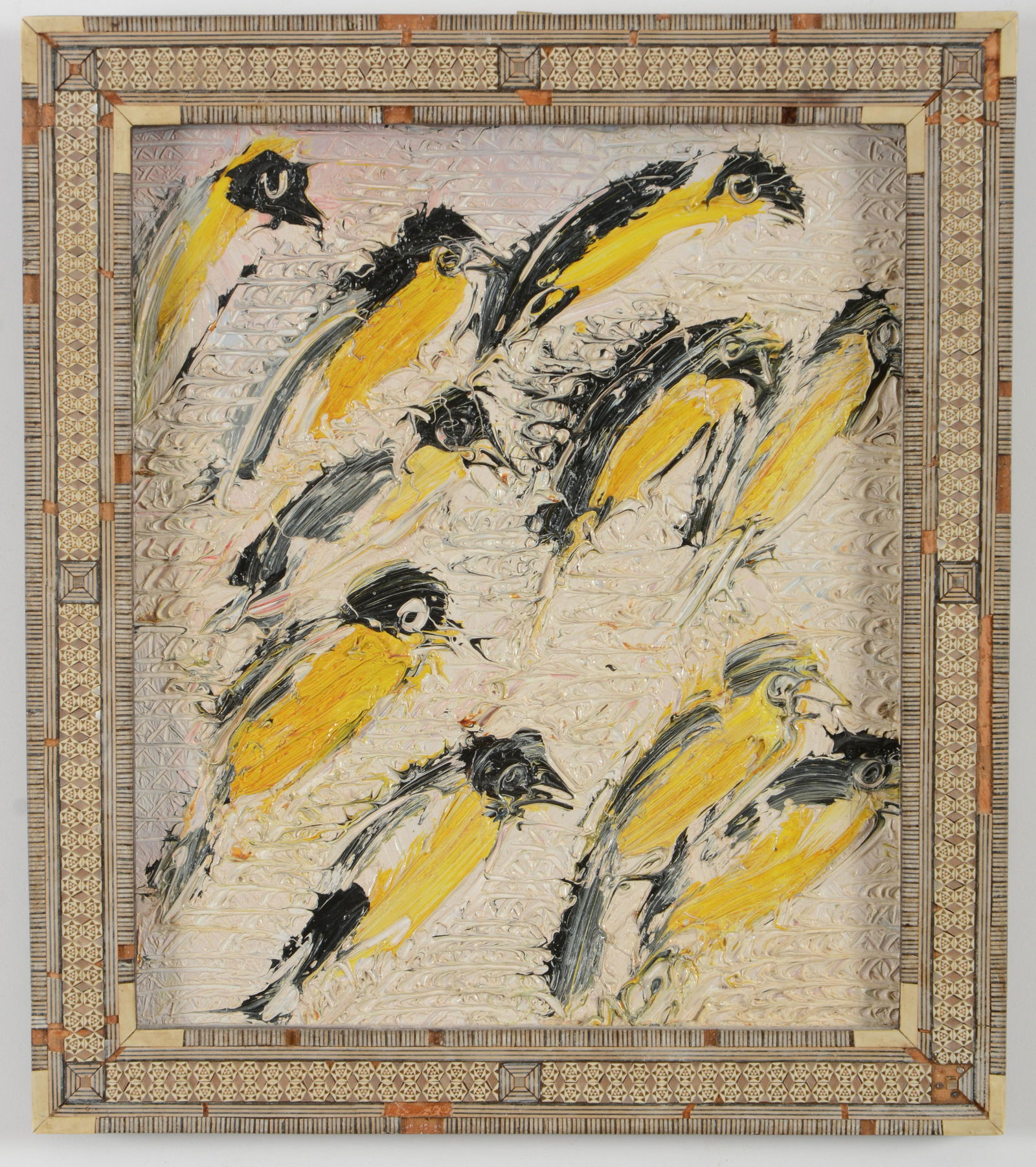 Hunt Slonem. "Green Singers." Multiple Green Singer (1 of 12)