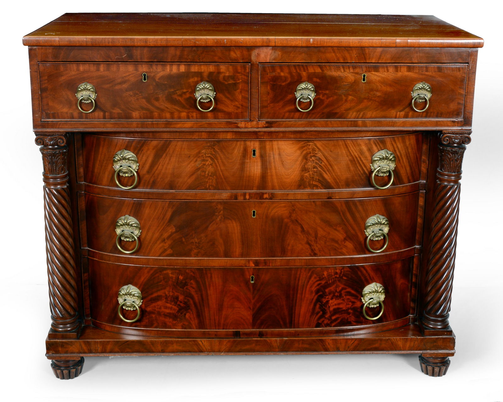 Classical mahogany server, 19th Century (1 of 5)