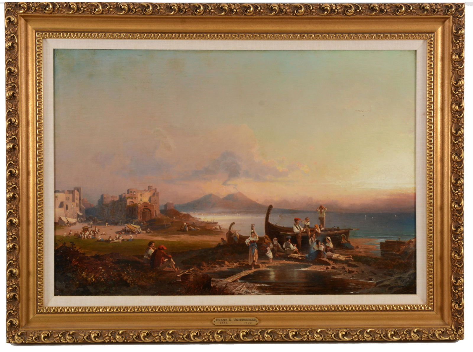 Franz R. Unterberger. Belgian/Austrian. Bay of Naples (1 of 8)