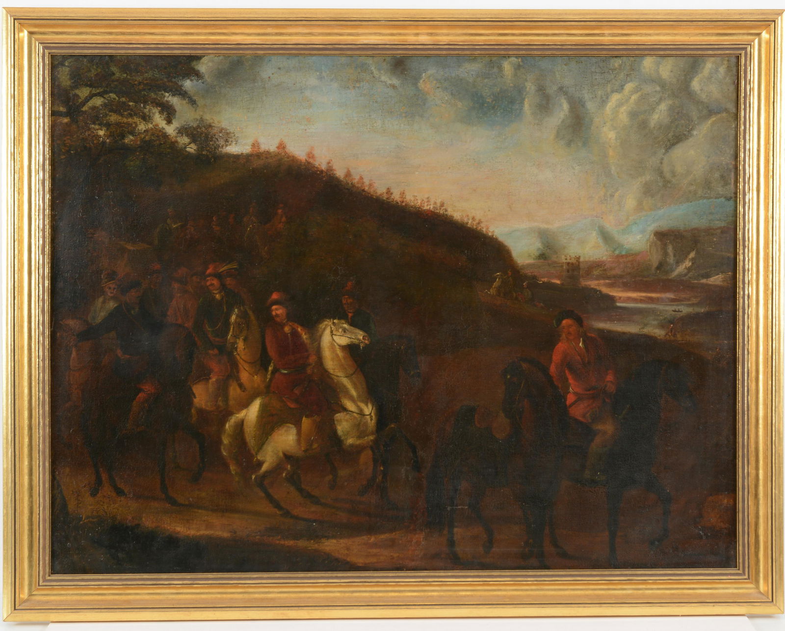 18th century Old Master painting. Large orientalist (1 of 6)