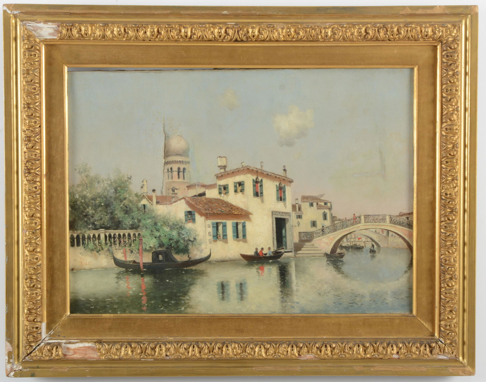 Martin Rico y Ortega. Italy. Canal scene with figures, (1 of 7)